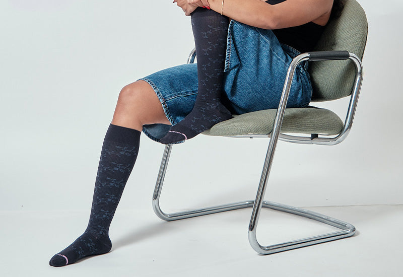 Blood pressure cuff and compression socks — Dr. Motion blog cover
