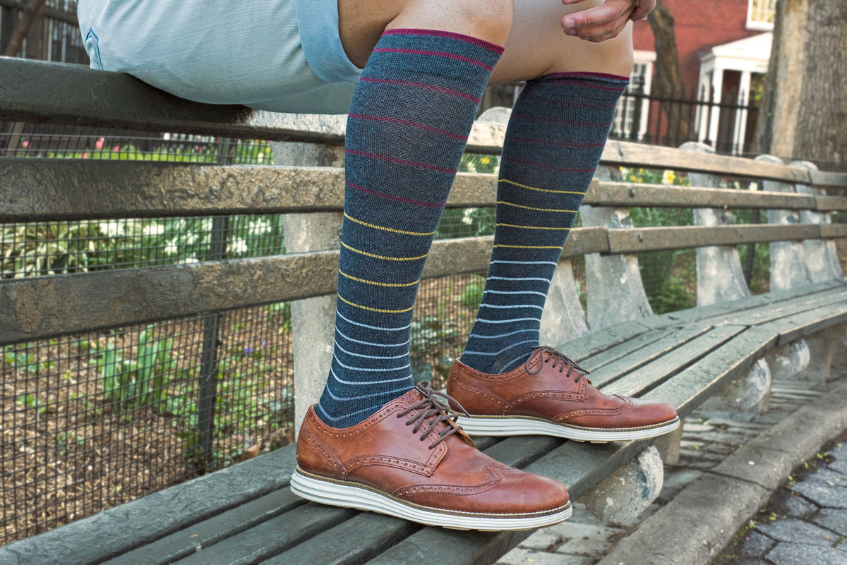 Style guide for wearing compression dress socks