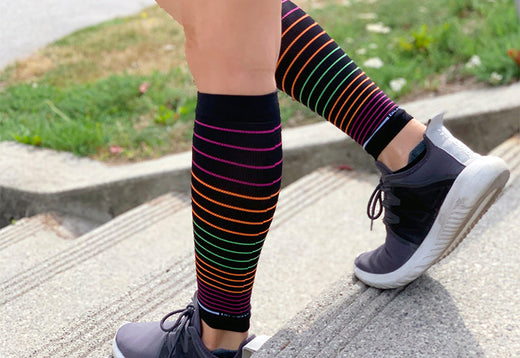 Compression socks and calf sleeves compared — Dr. Motion blog cover