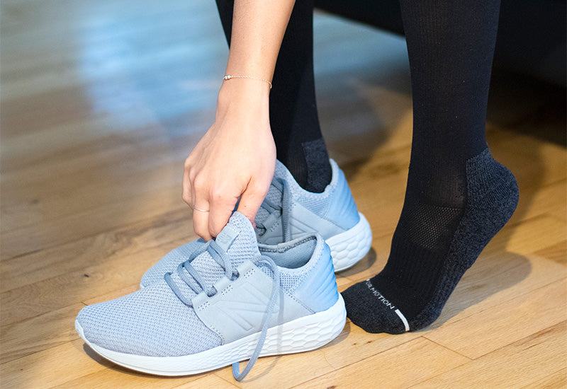 CrossFit training with compression socks — Dr. Motion blog cover