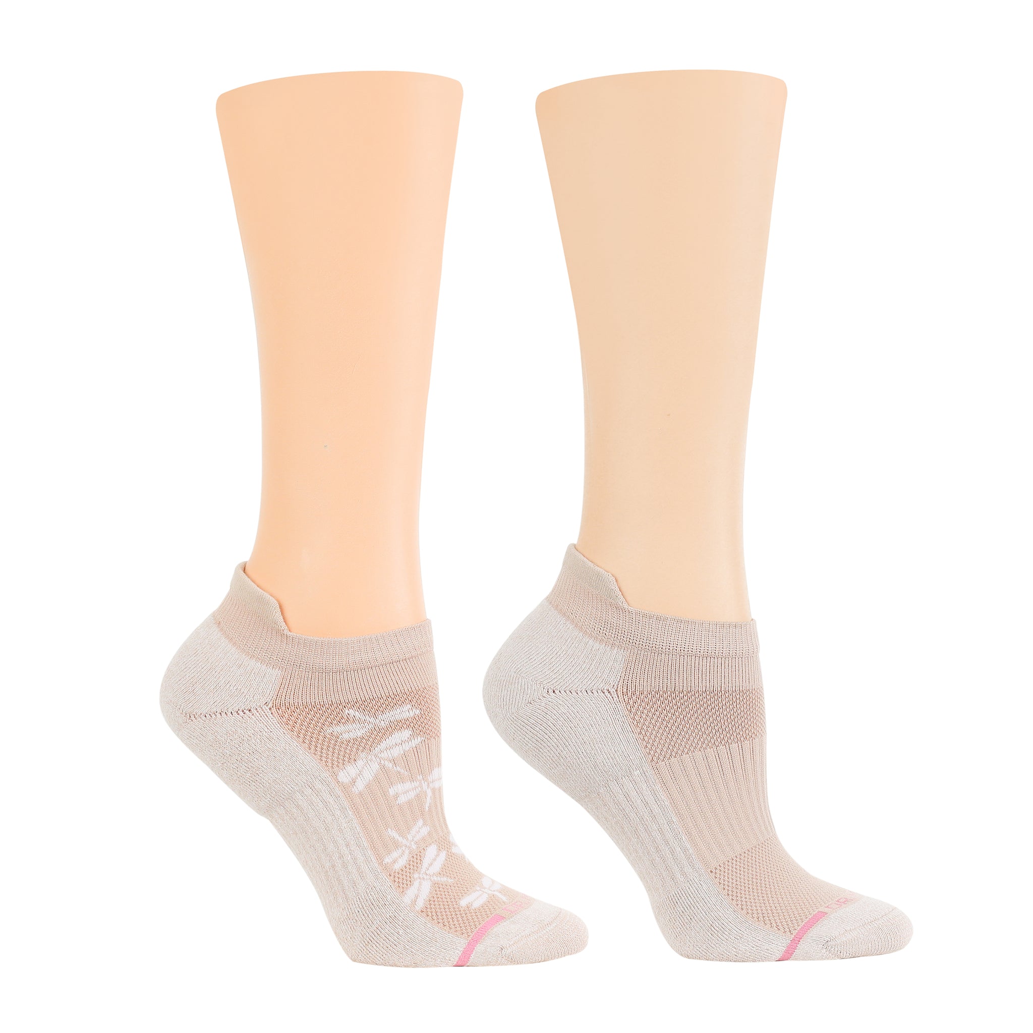 Ankle Compression Socks For Women Dr. Motion Tossed Dragonfly