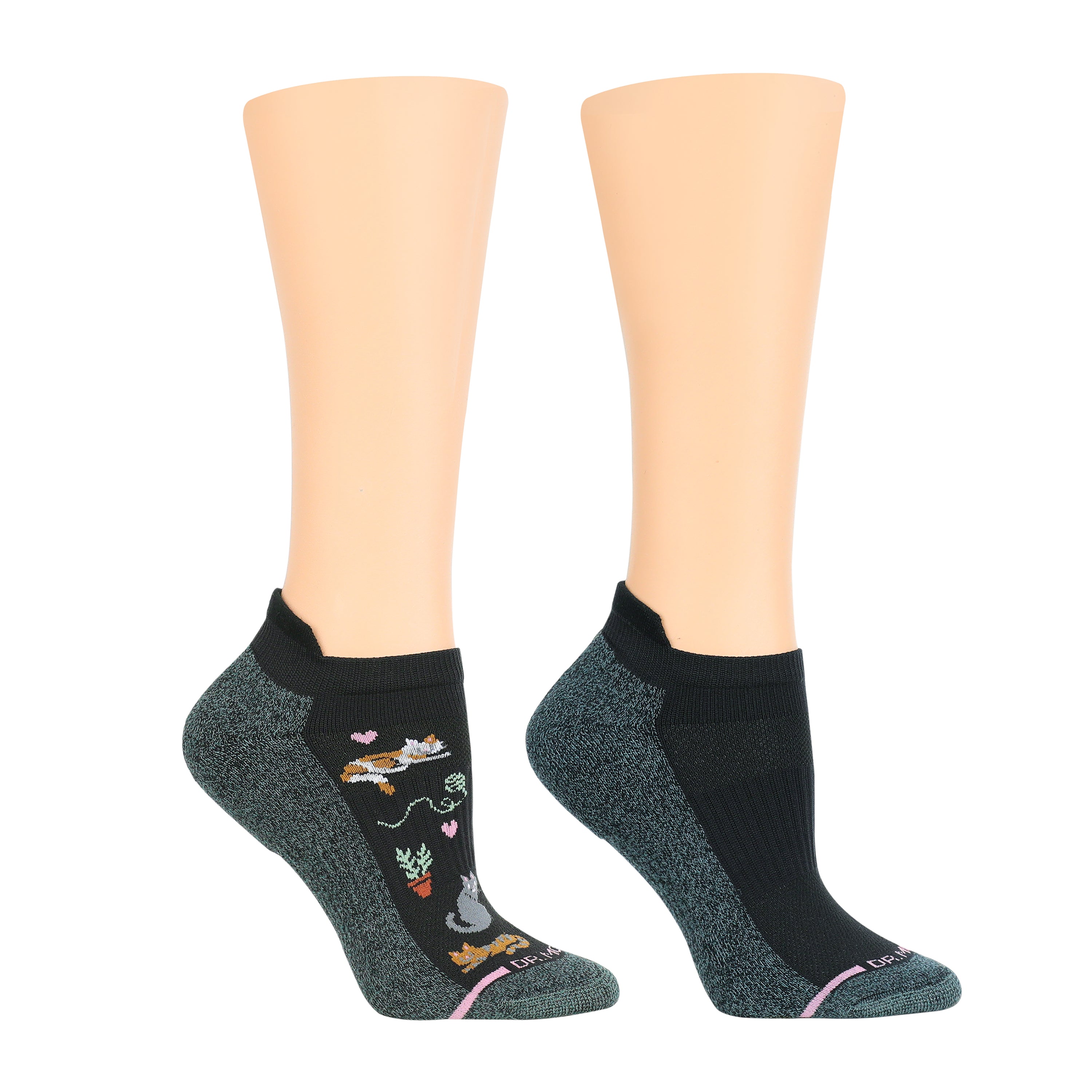Stay Home Cats | Ankle Compression Socks For Women
