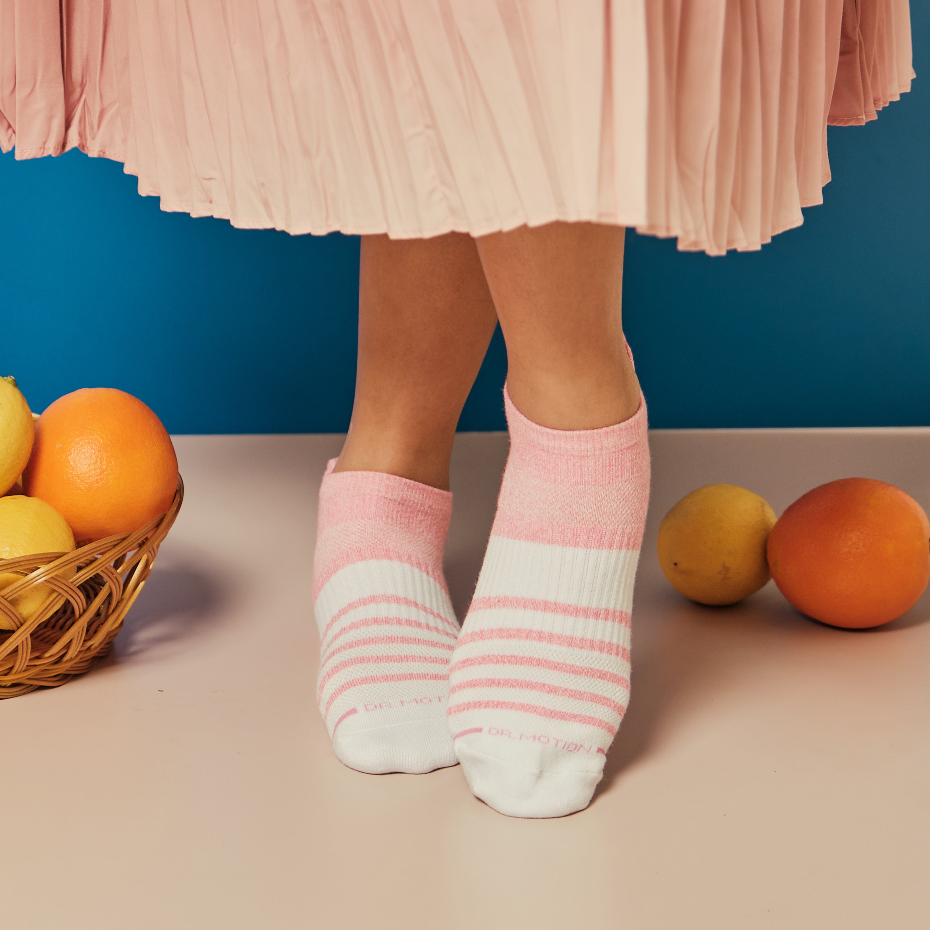 Contrast Stripe | Ankle Compression Socks For Women