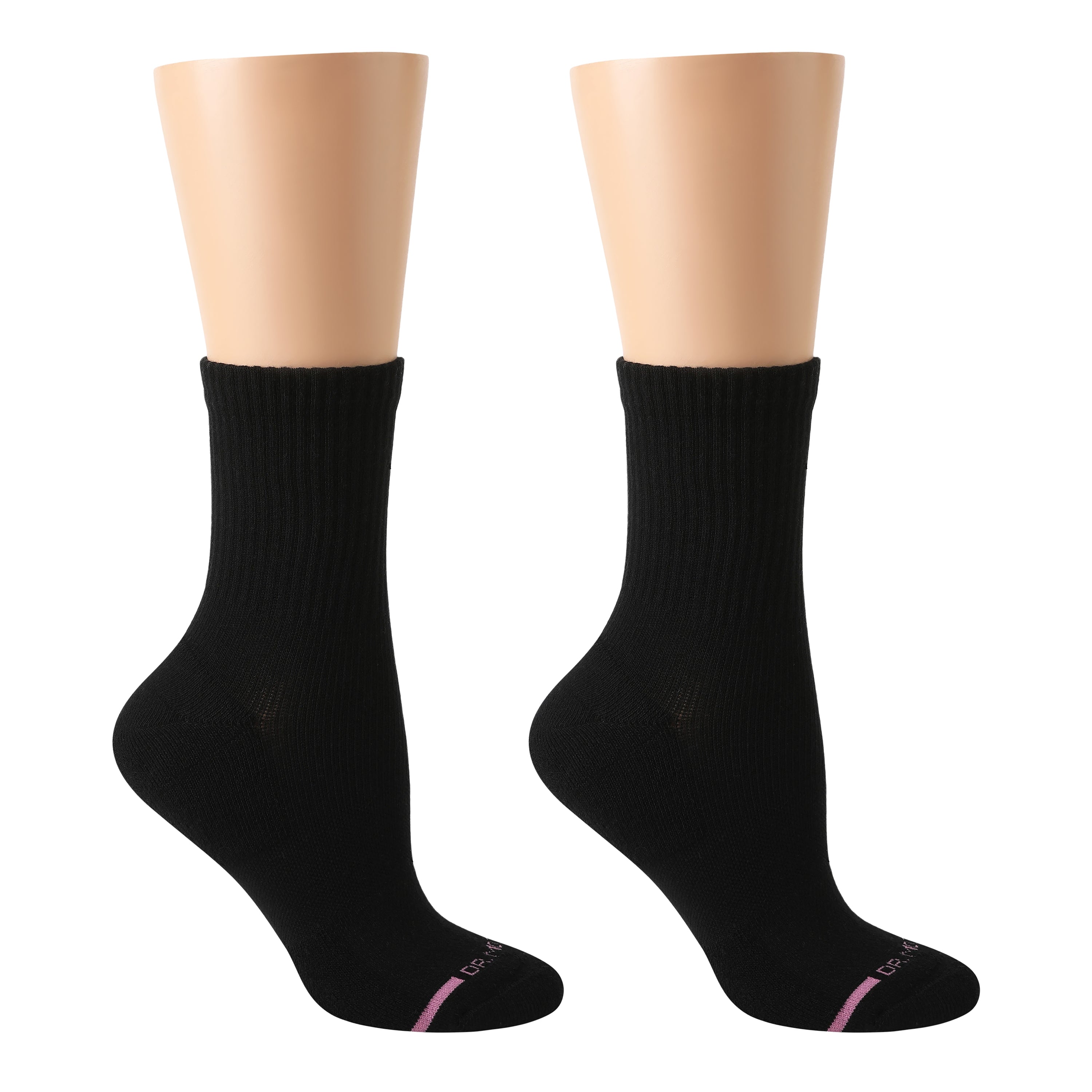 Ribbed | Mid-Crew Compression Socks For Women