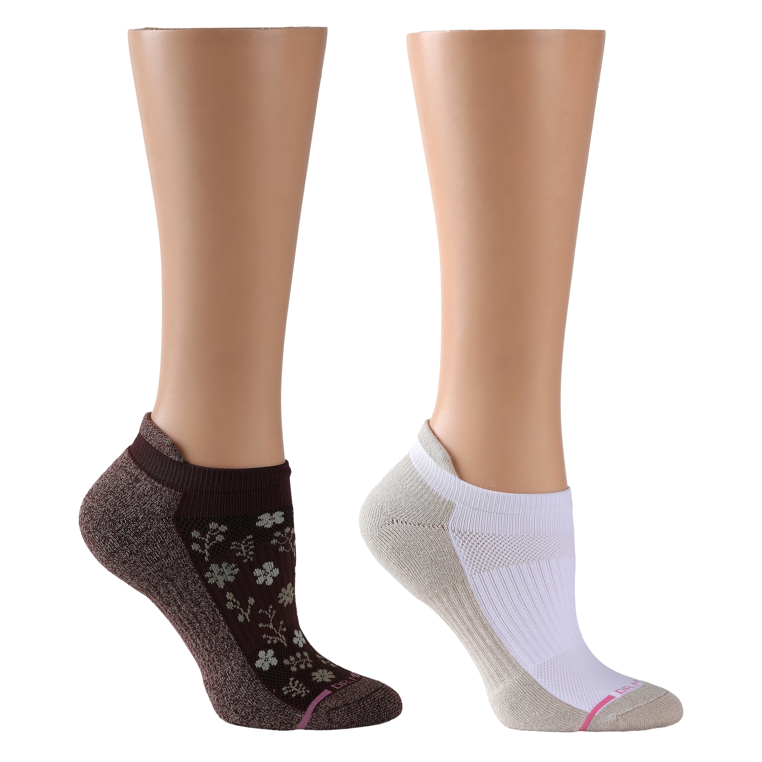 Small Floral Silhouette | Ankle Compression Socks For Women