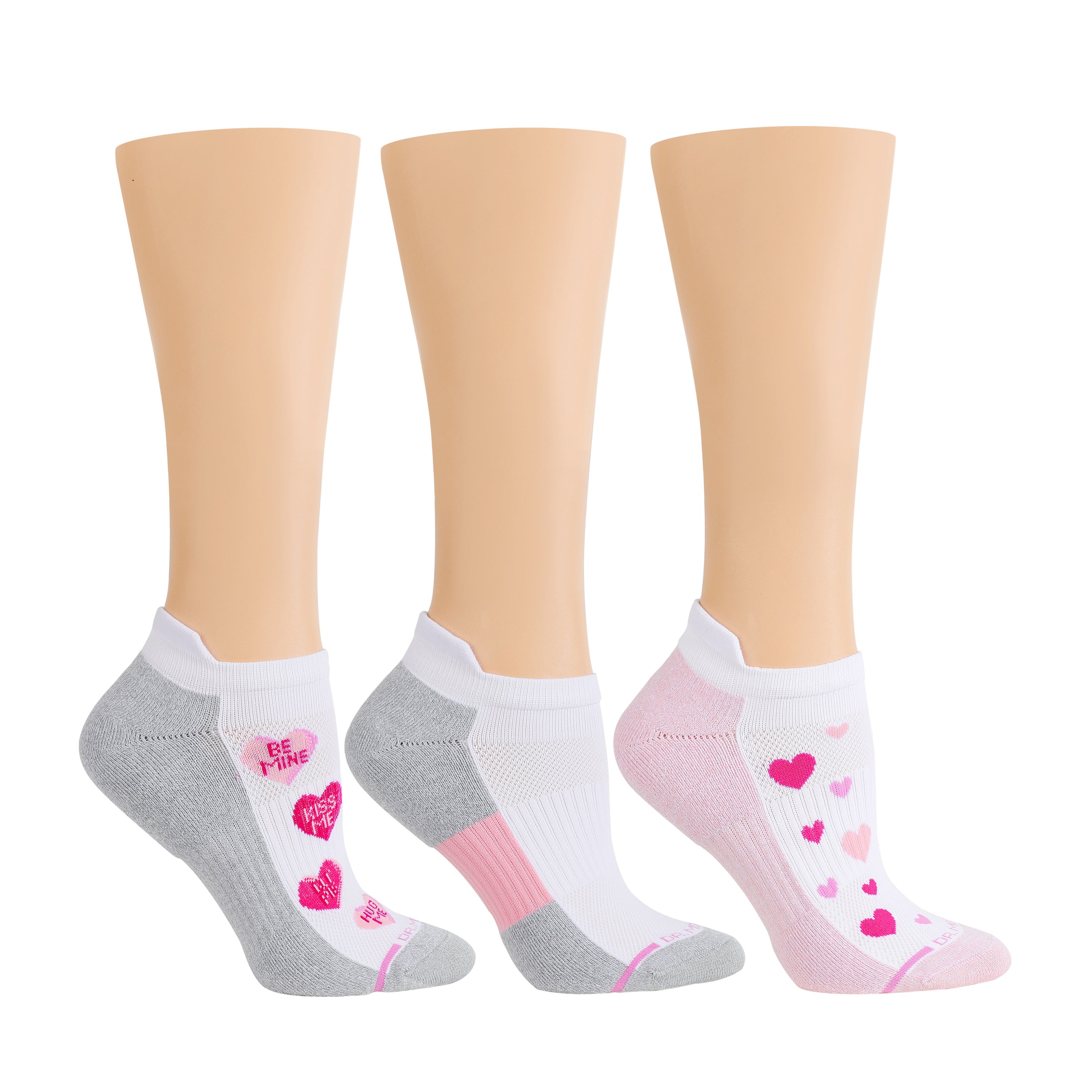 Candy Hearts | Ankle Compression Socks For Women