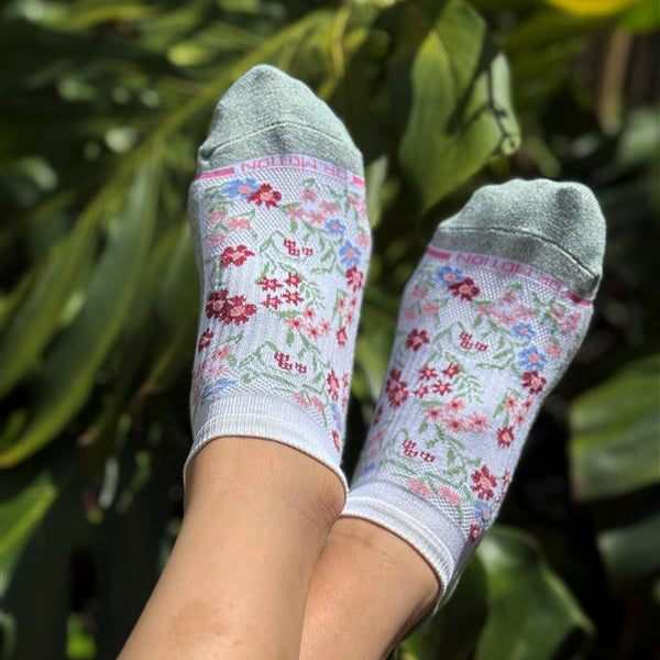 Wildflower Butterflies | Ankle Compression Socks For Women