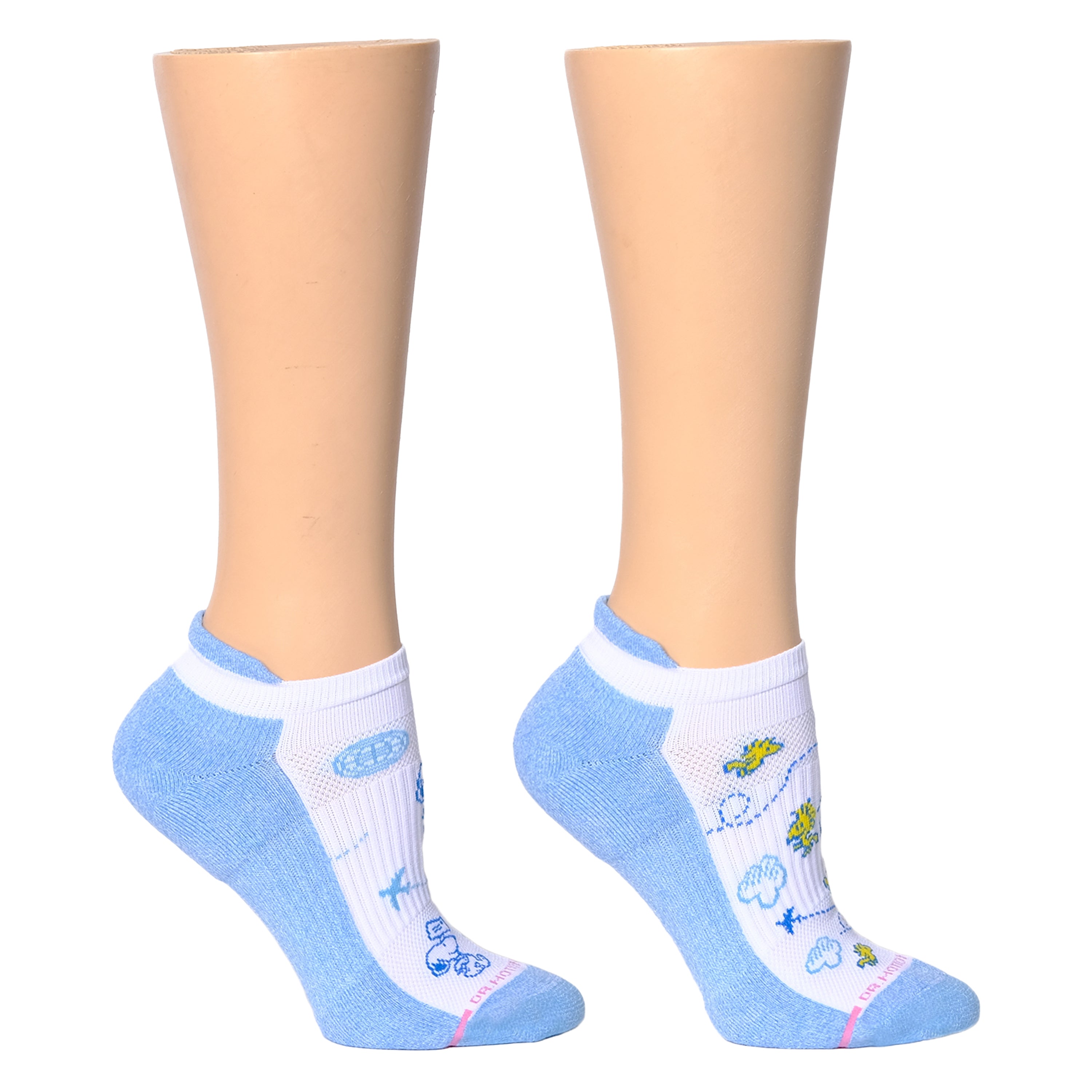 ソックス ブルー L ショッパーS Ankle Compression Socks For Women | Dr. Motion x Peanuts