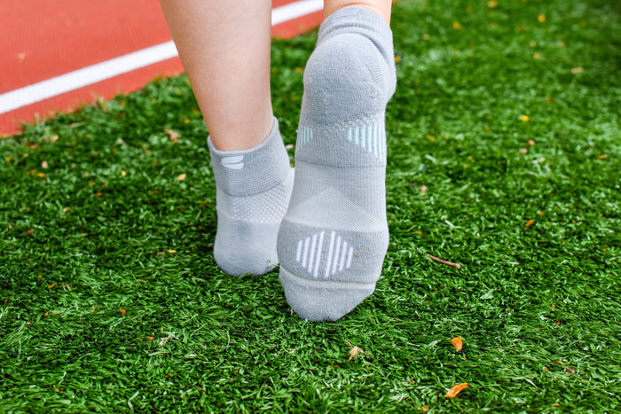 Performance compression quarter socks lifestyle