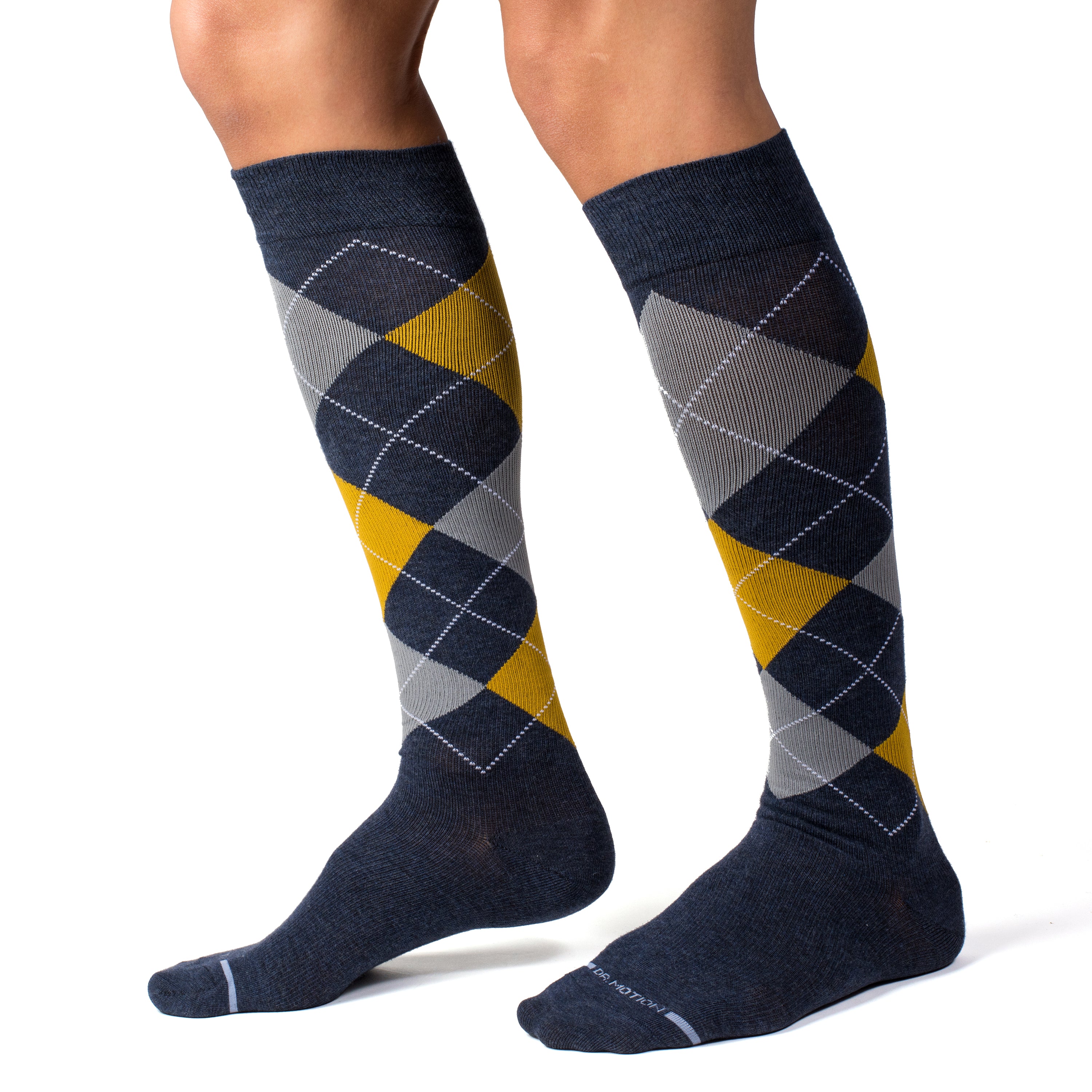 Argyle | Knee-High Compression Socks For Men
