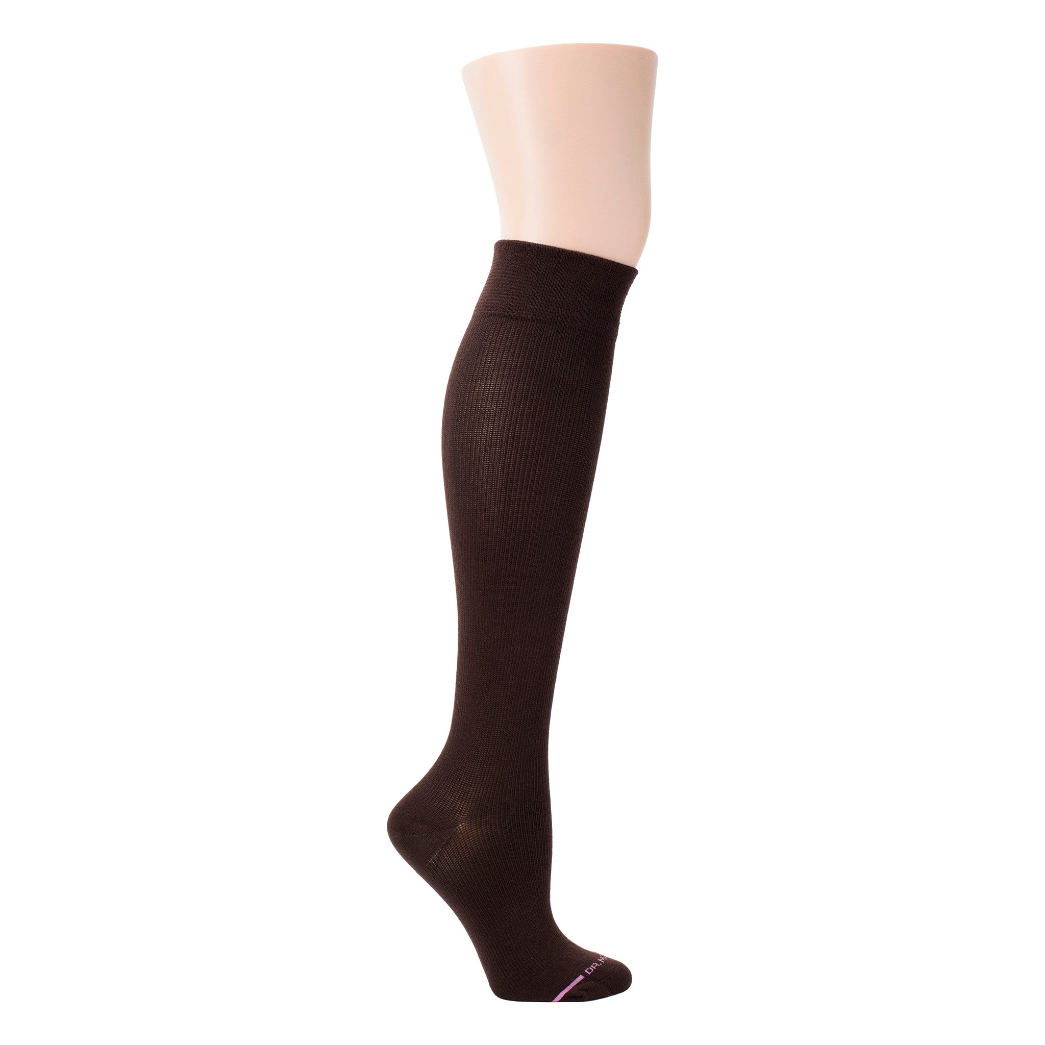 Solid Cotton Blend | Knee-High Compression Socks For Women