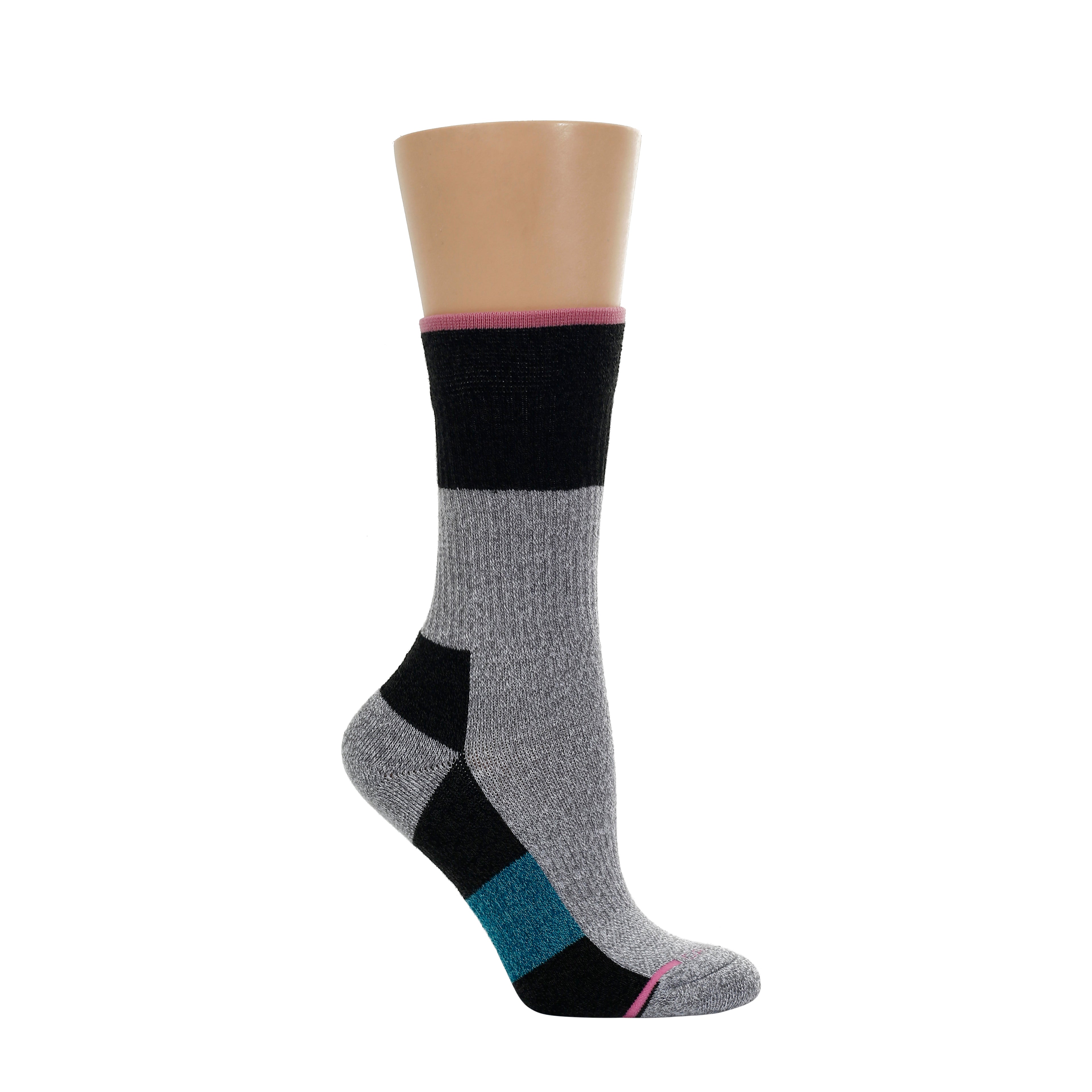 Top Color Block | Compression Outdoor Medium Weight Crew For Women