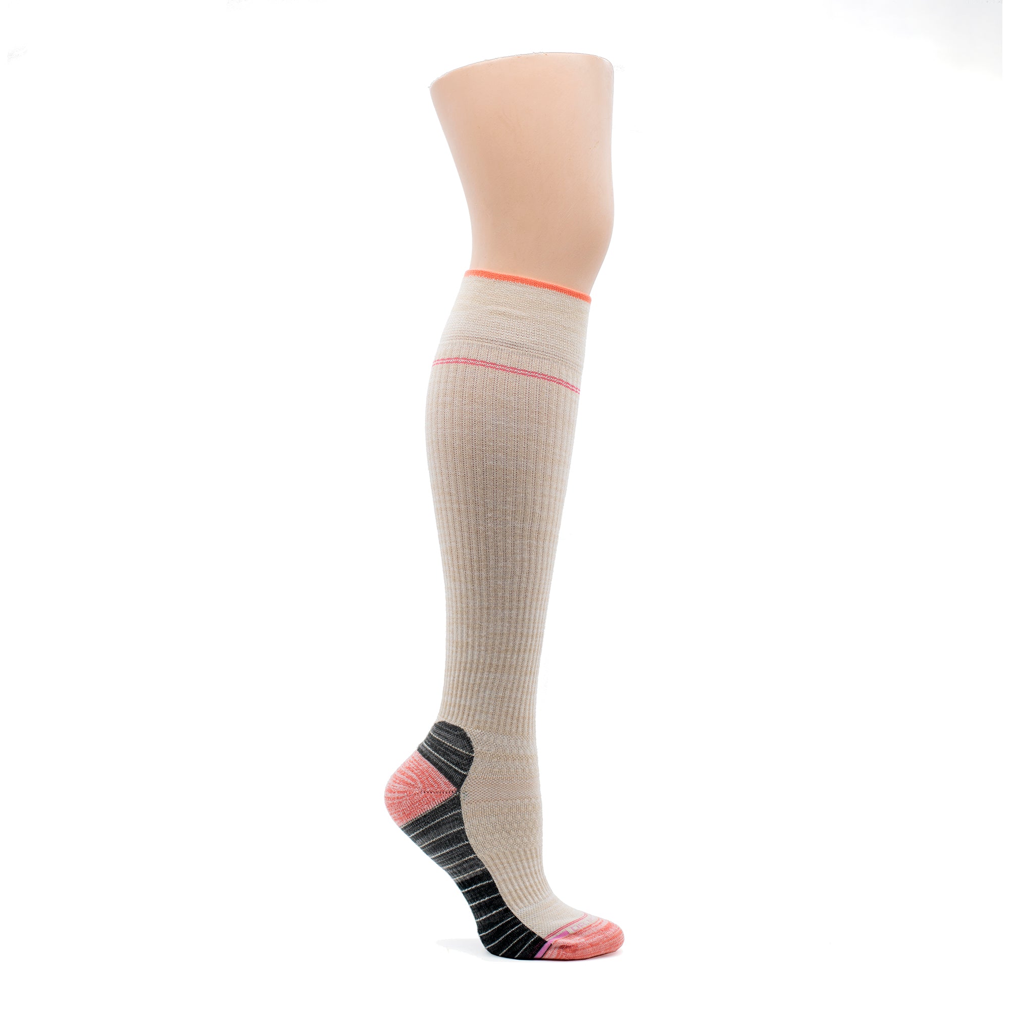 Striped Foot | Compression Outdoor Medium Weight Knee-High For Women