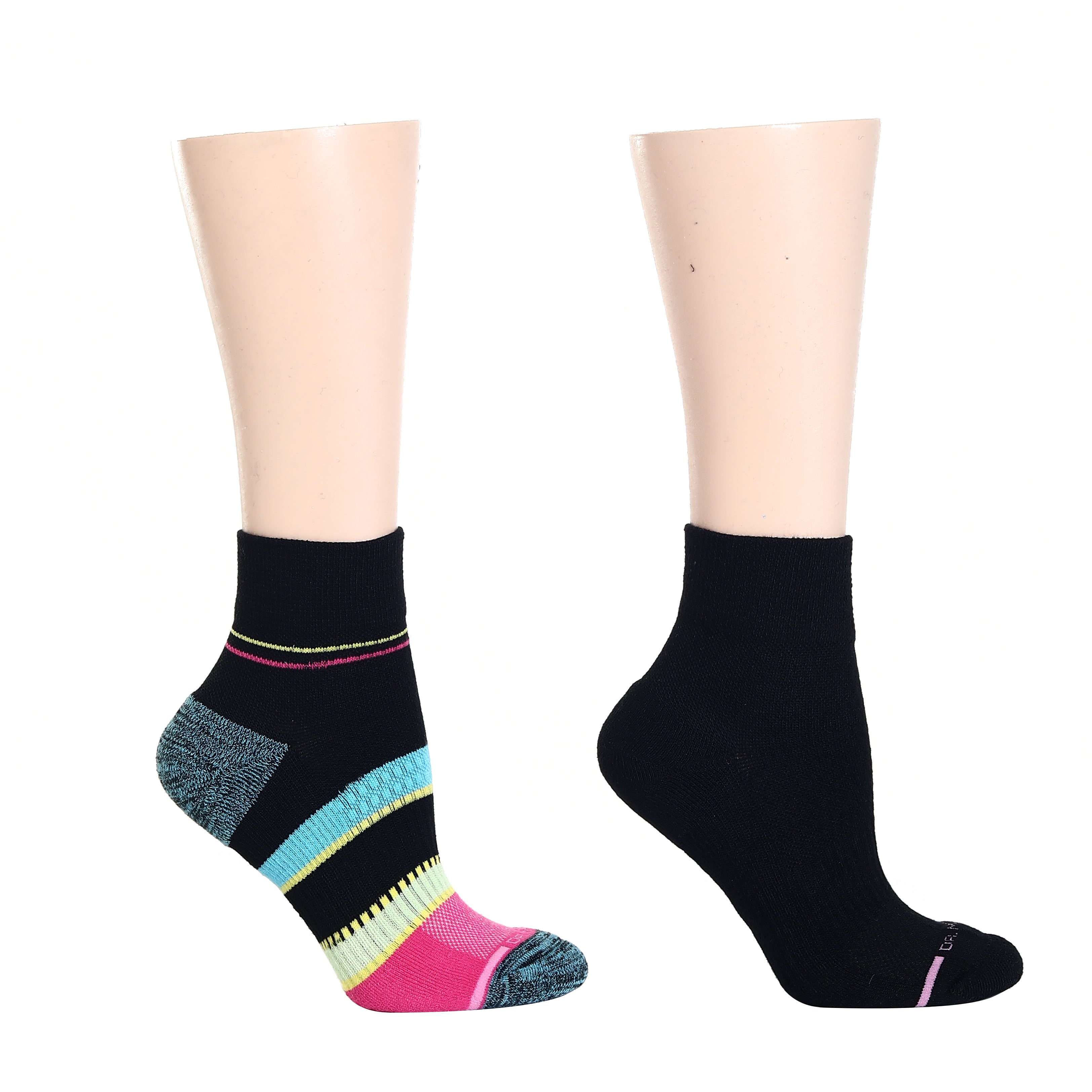 Varied Stripes | Quarter Compression Socks For Women