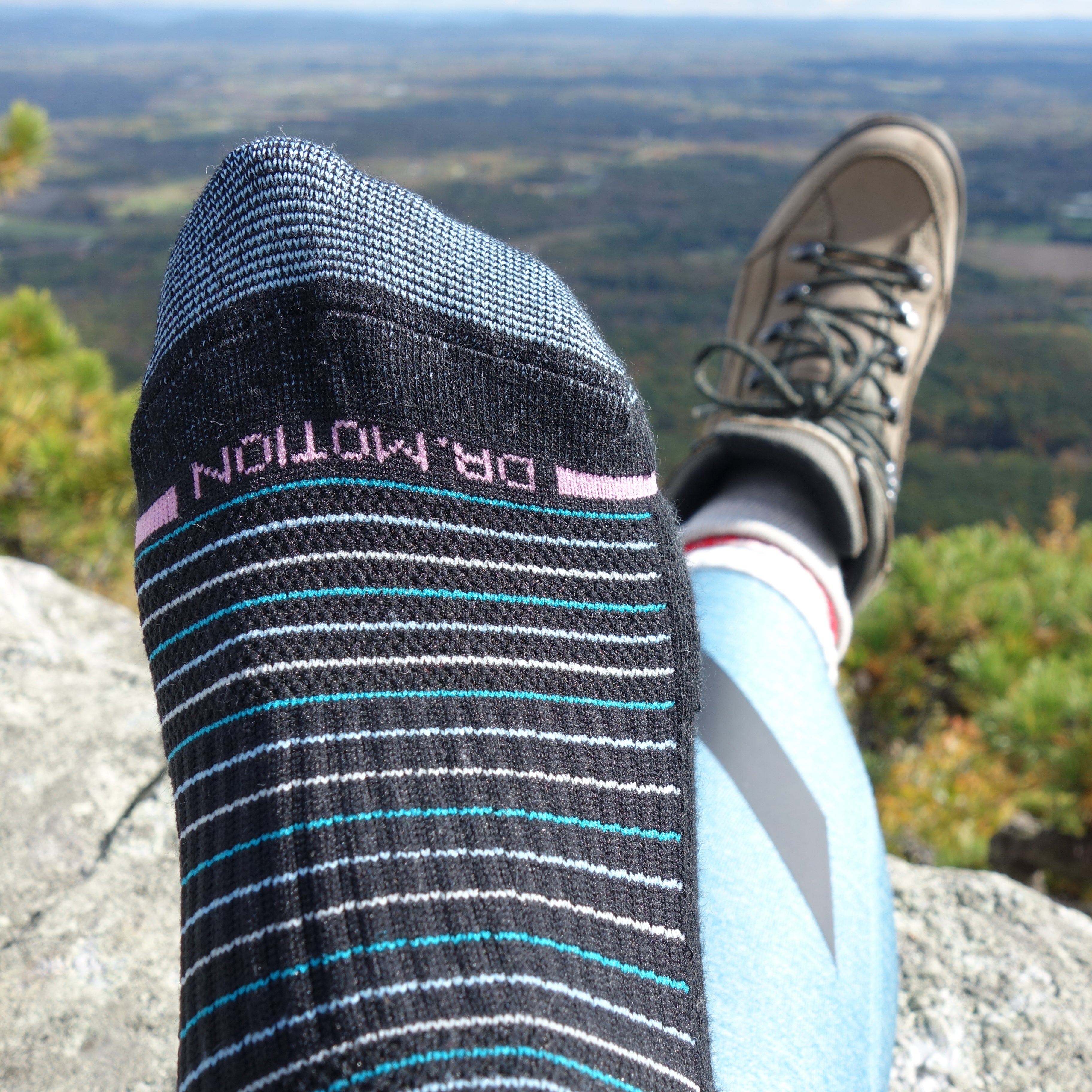 Tri-Color Stripe | Knee-High Compression Socks For Women