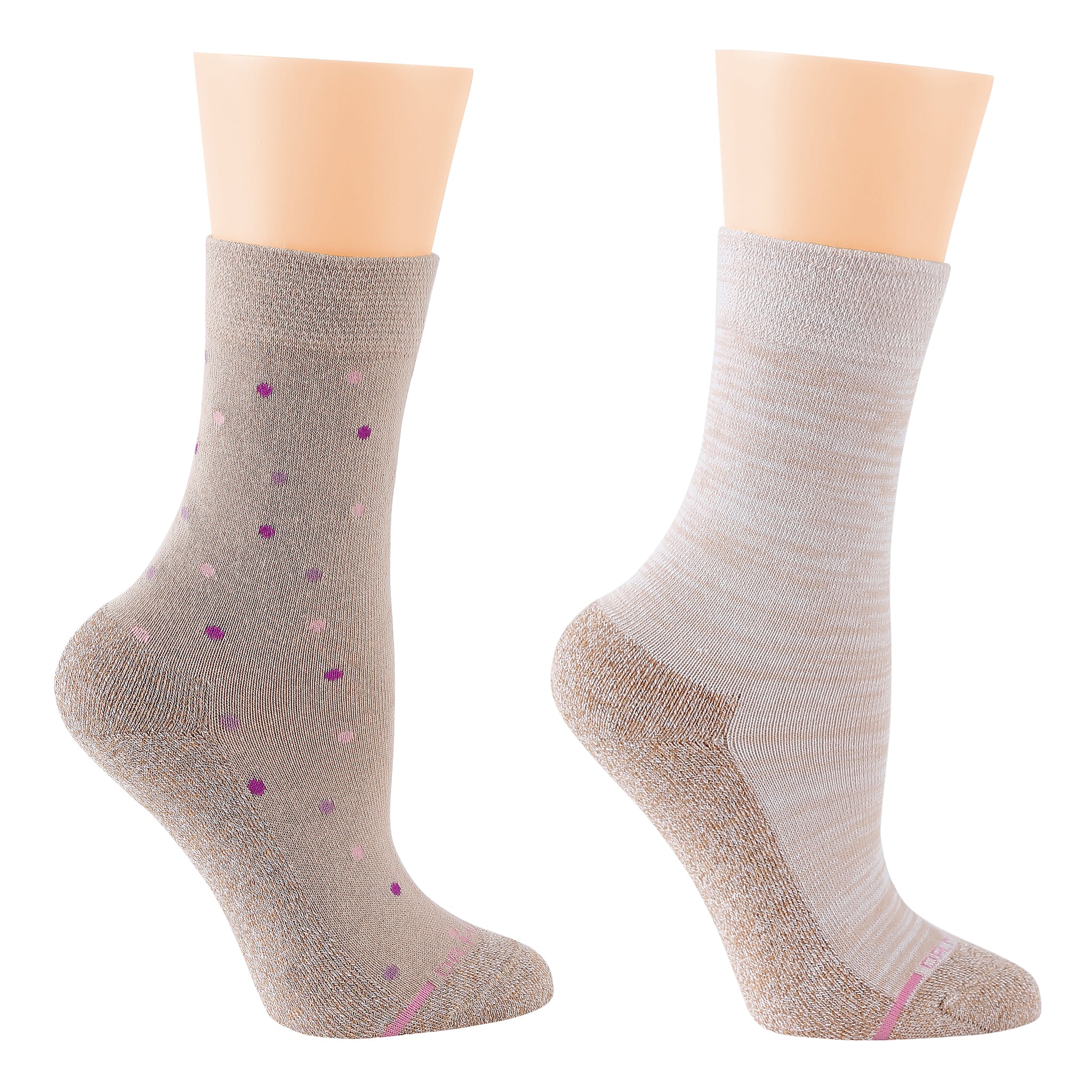 Dot | Diabetic Half-Cushion Socks For Women