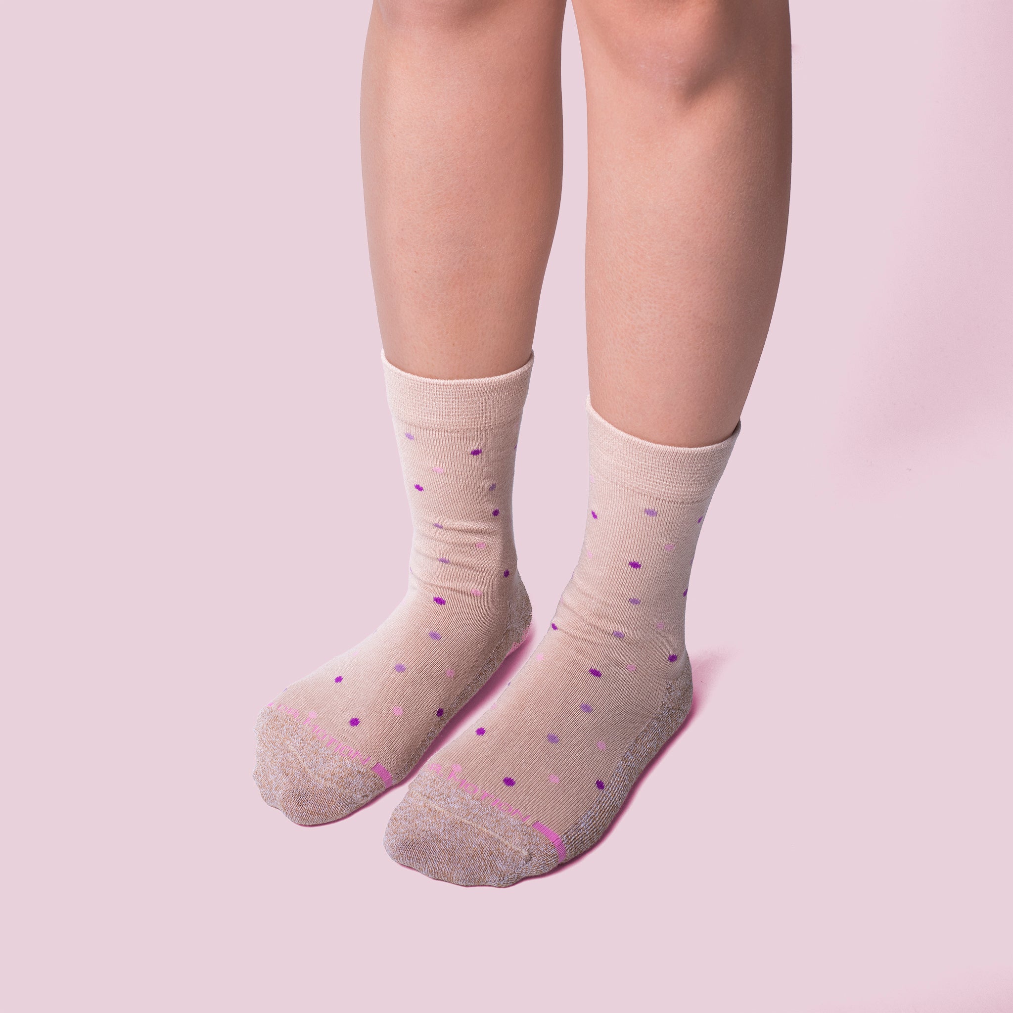 Dot | Diabetic Half-Cushion Socks For Women