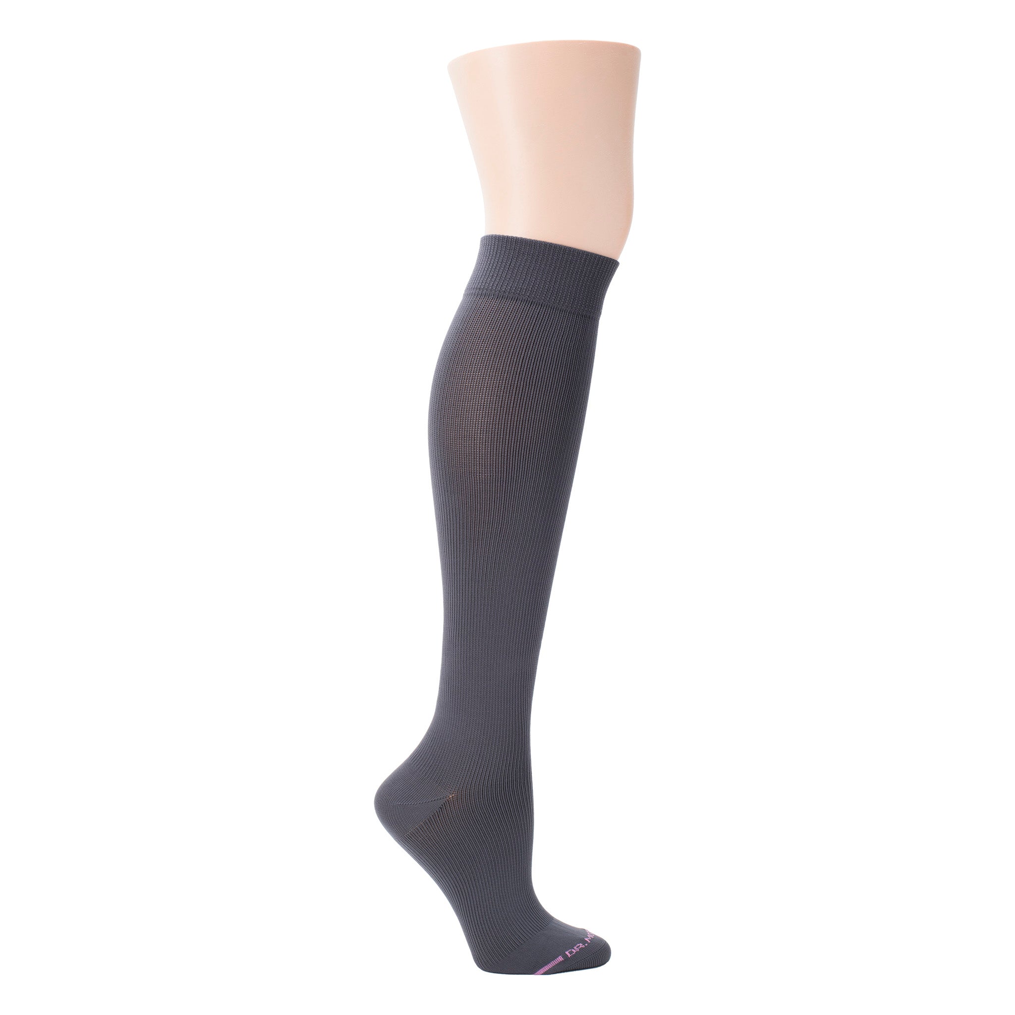 Solid Microfiber Nylon | Knee-High Compression Socks For Women