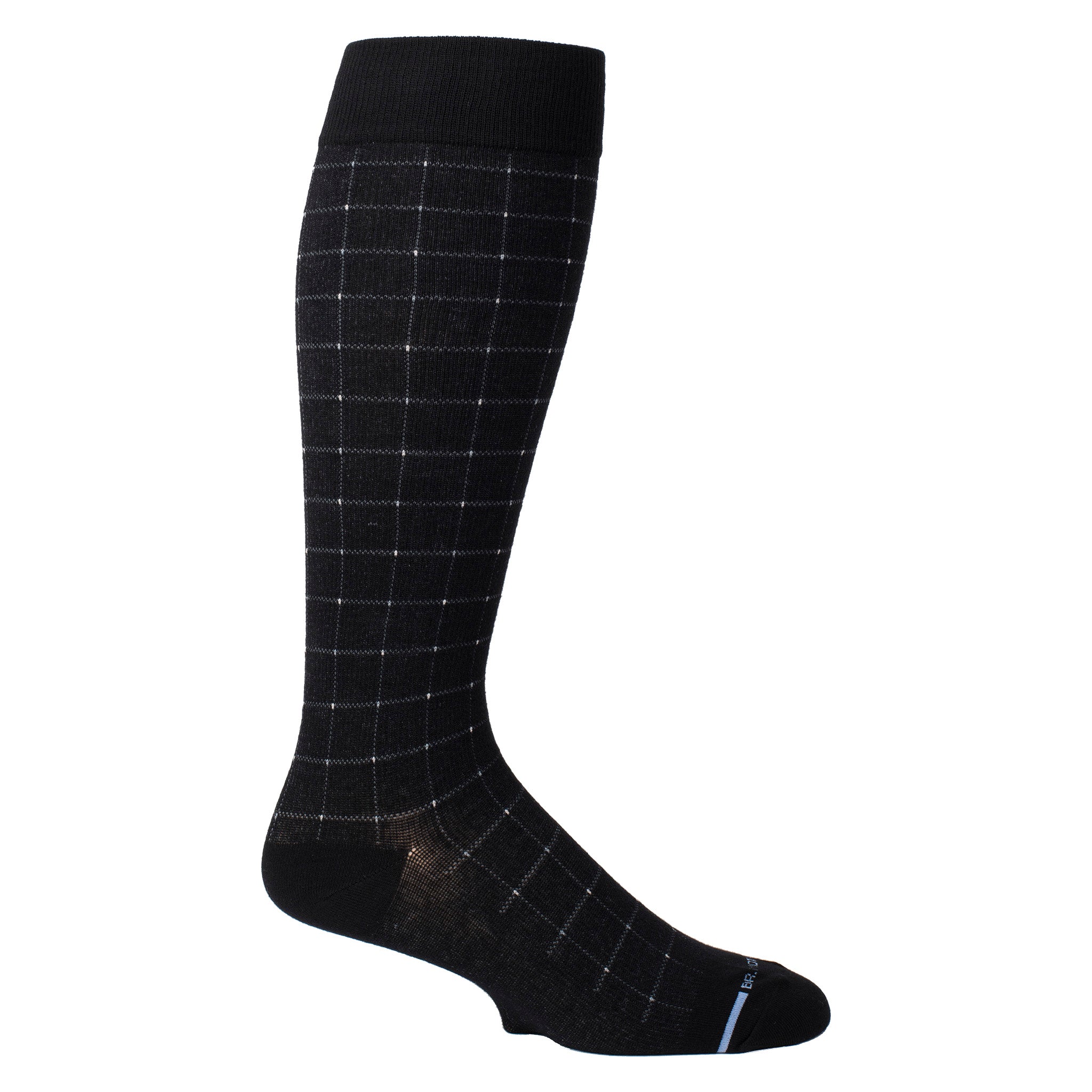 Pin Dot Grid | Knee-High Compression Socks For Men