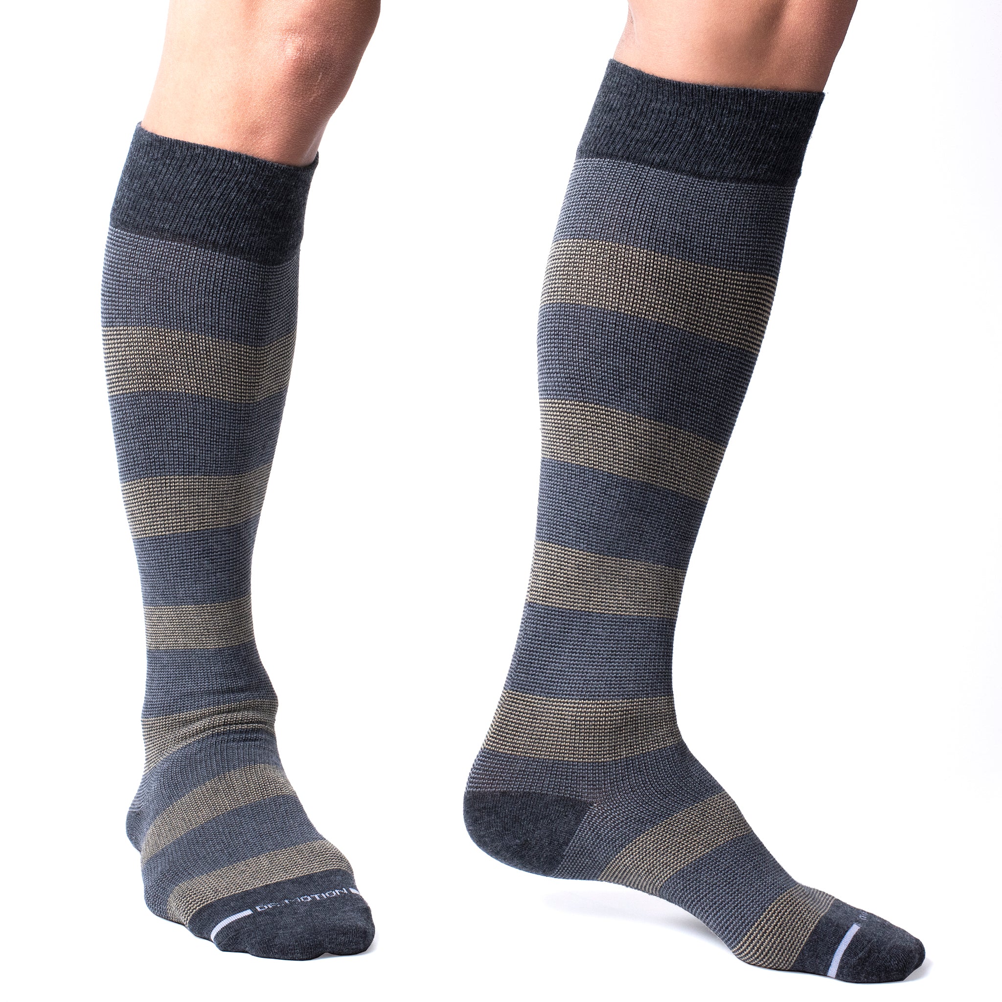 Feed Stripe Rugby | Knee-High Compression Socks For Men