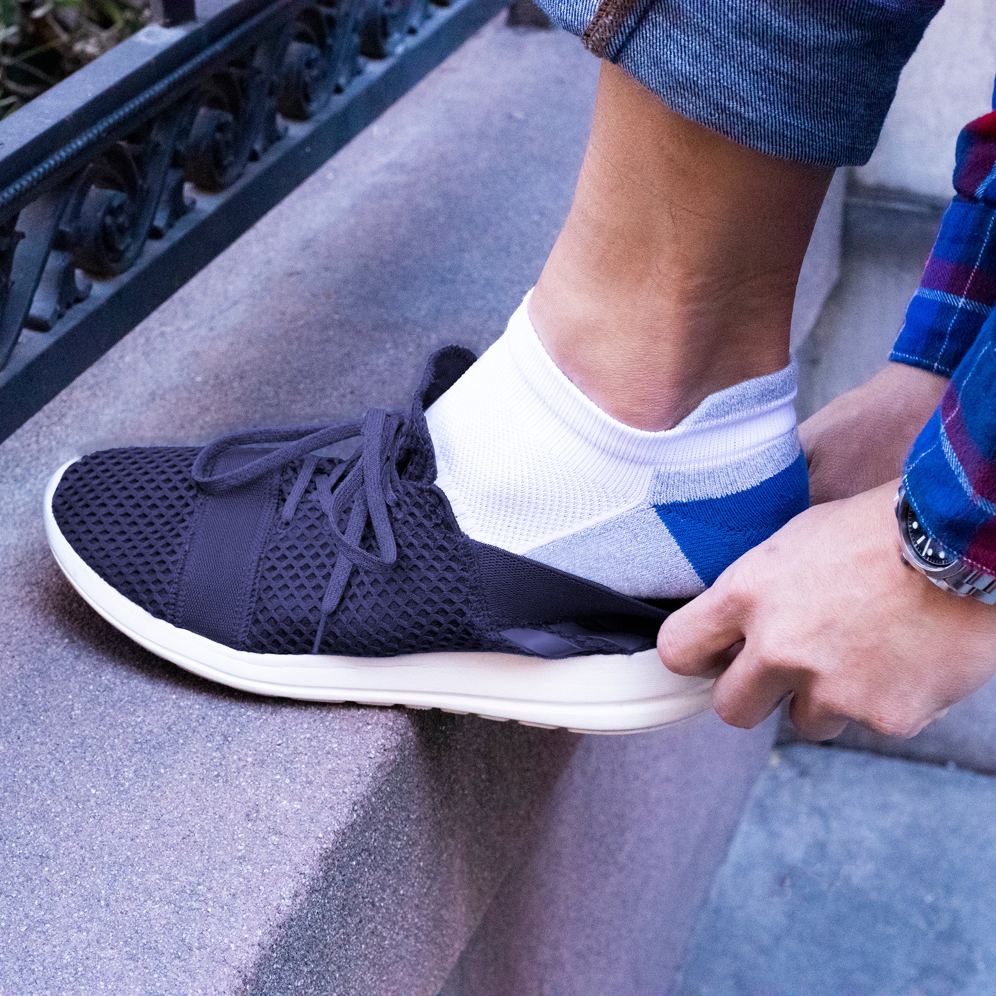 Ombre | Ankle Compression Socks For Men