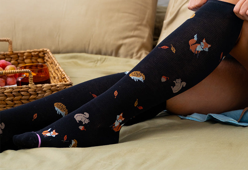 Recovering muscles after a hard workout — compression socks for DOMS — Dr. Motion blog cover