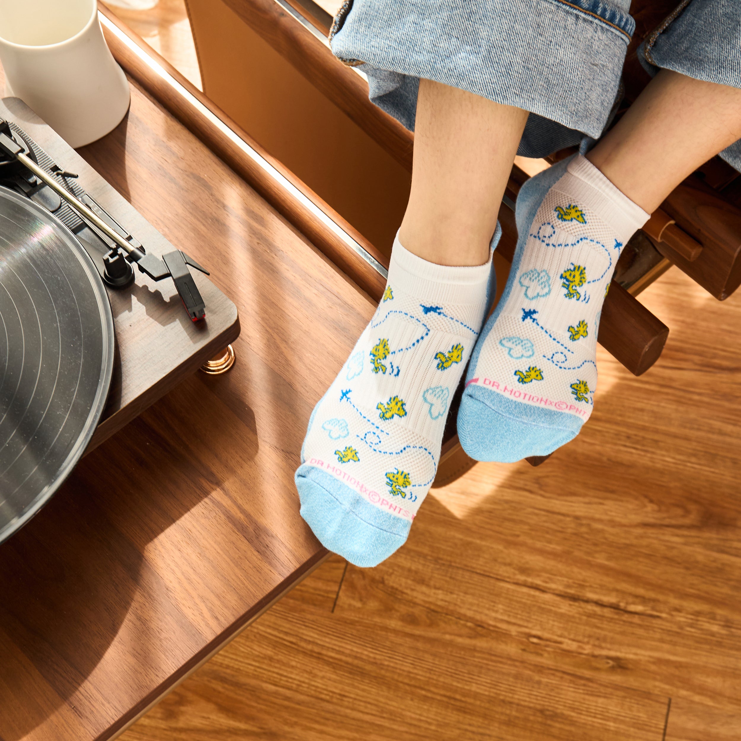 Globetrotter Snoopy | Ankle Compression Socks For Women