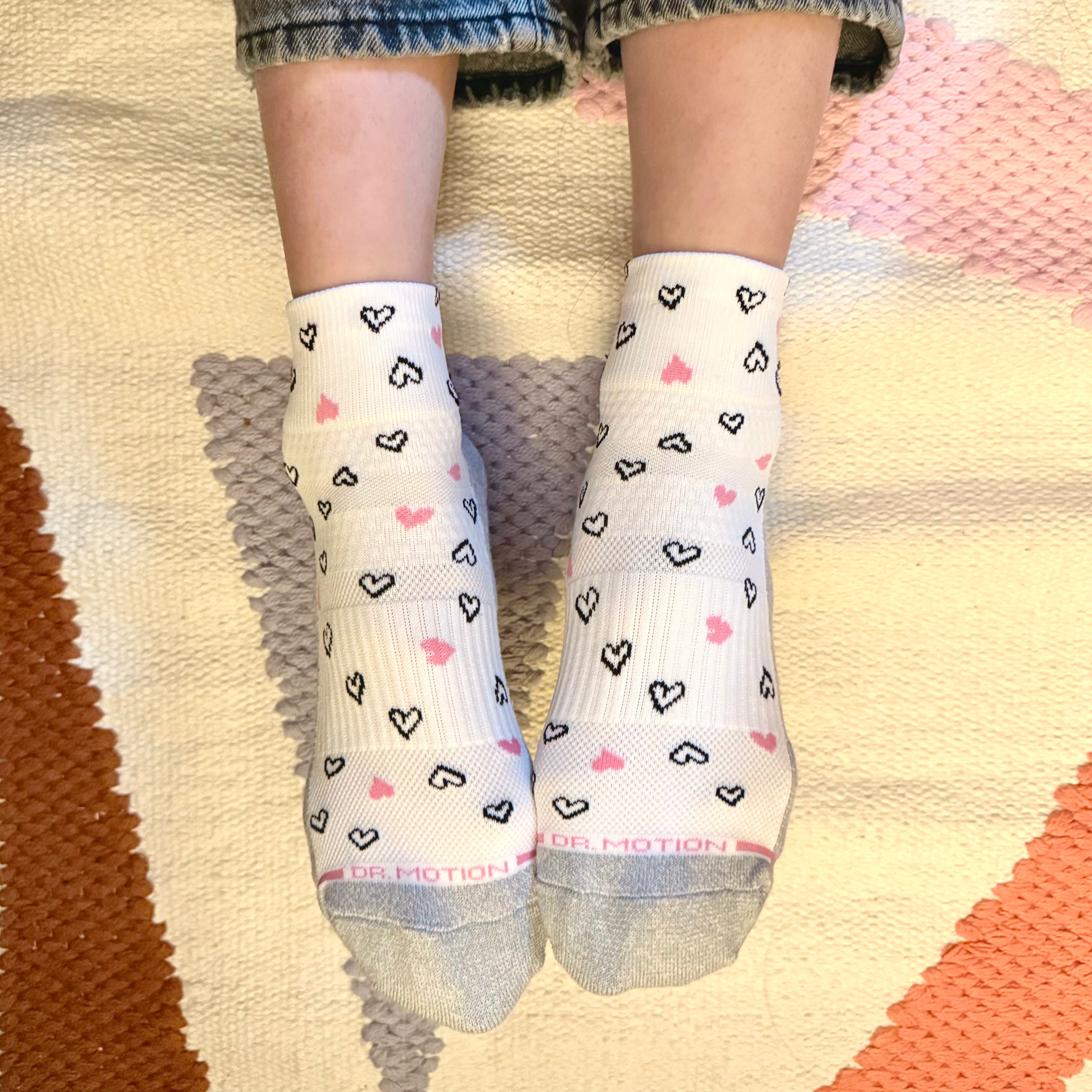 Heart Eyes | Quarter Compression Socks For Women