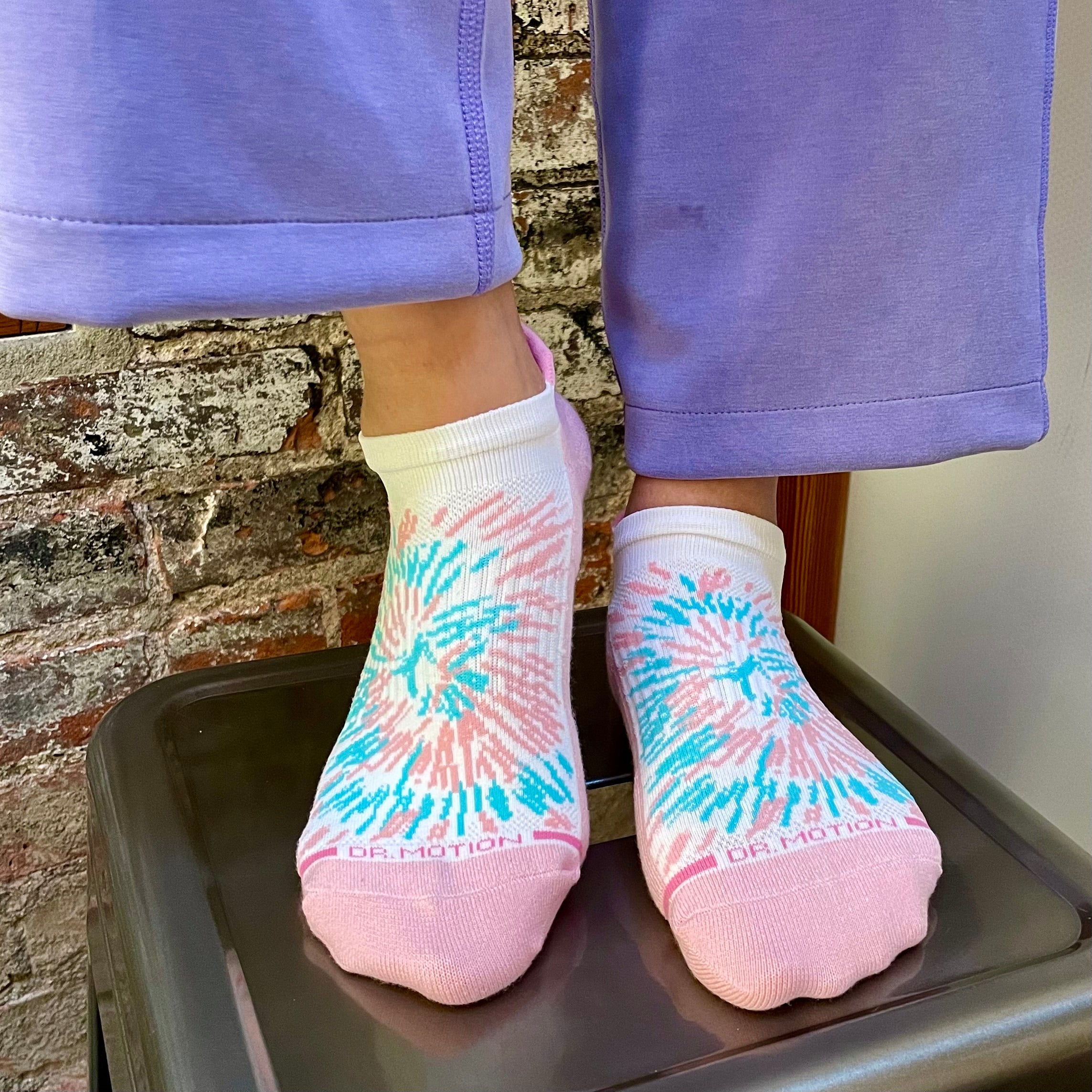 Tie Dye Splatter | Ankle Compression Socks For Women