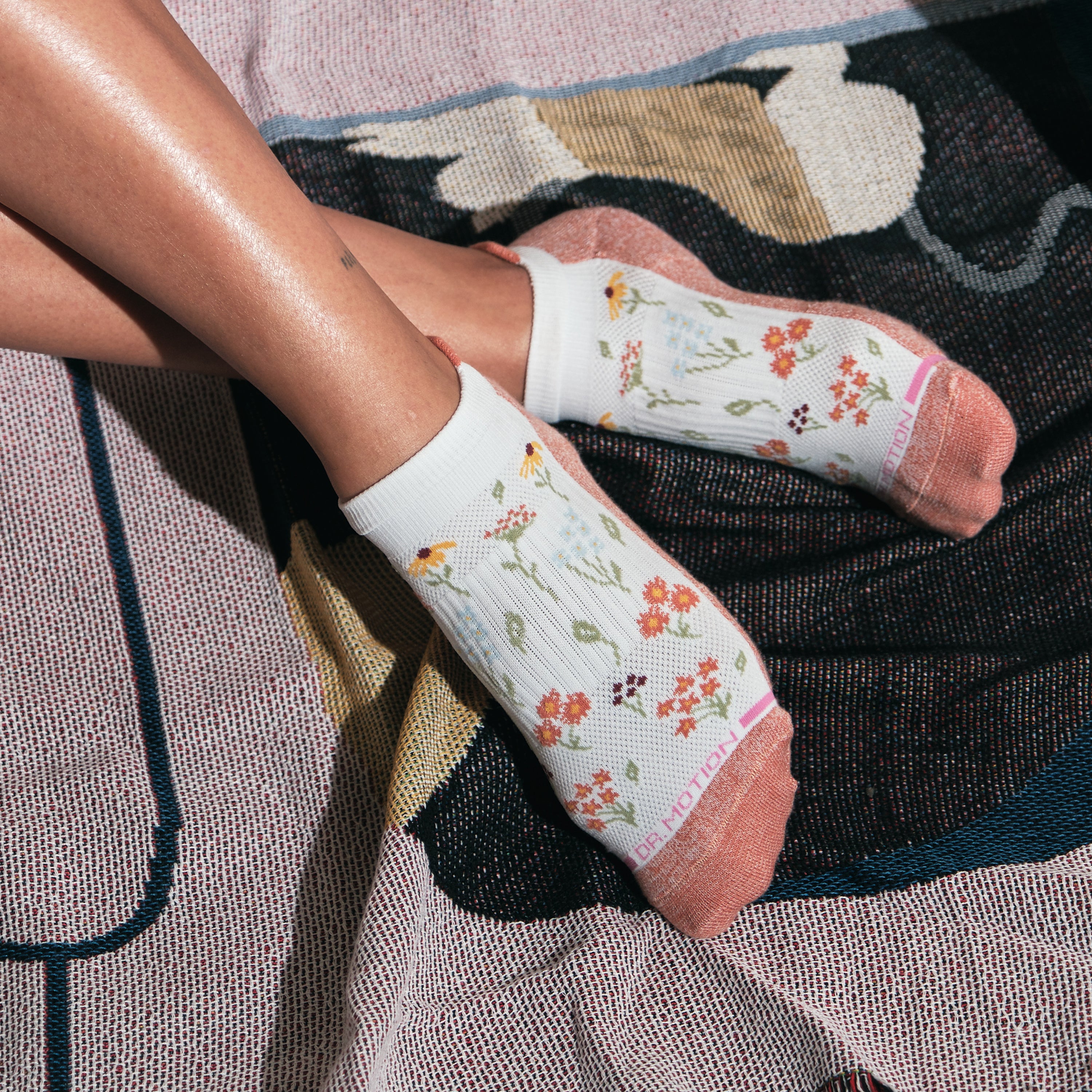 Wildflowers | Ankle Compression Socks For Women