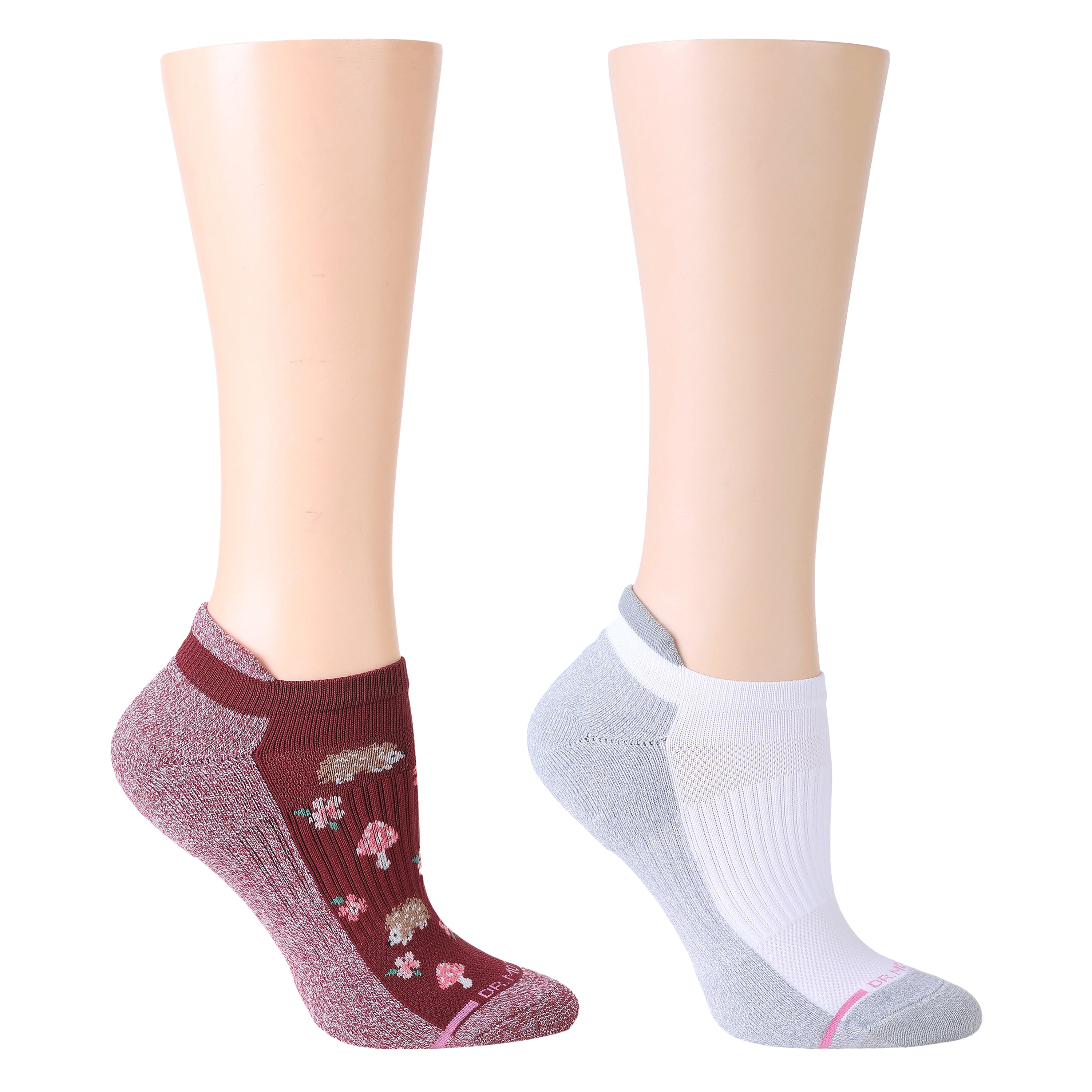 Hedgehog & Shrooms | Ankle Compression Socks For Women