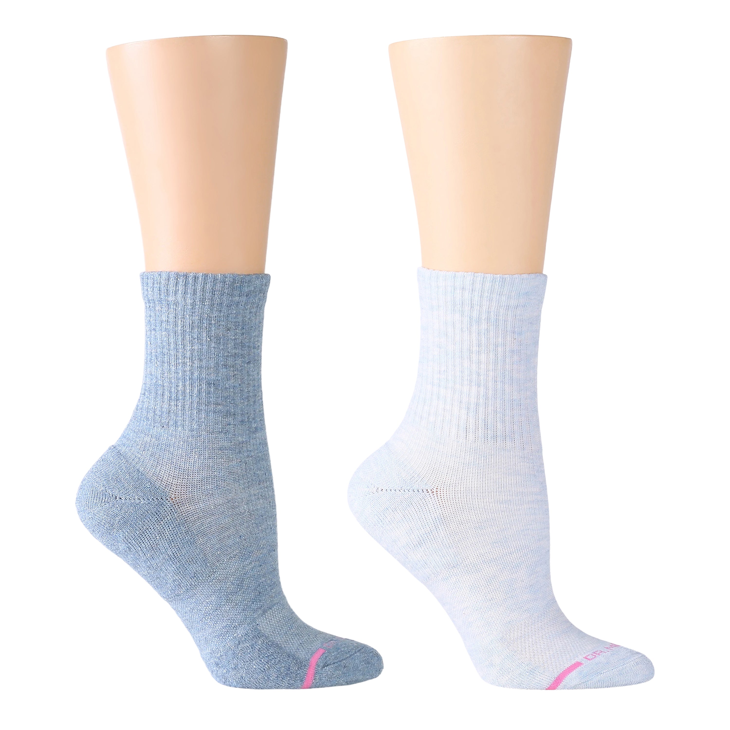 Ribbed | Mid-Crew Compression Socks For Women
