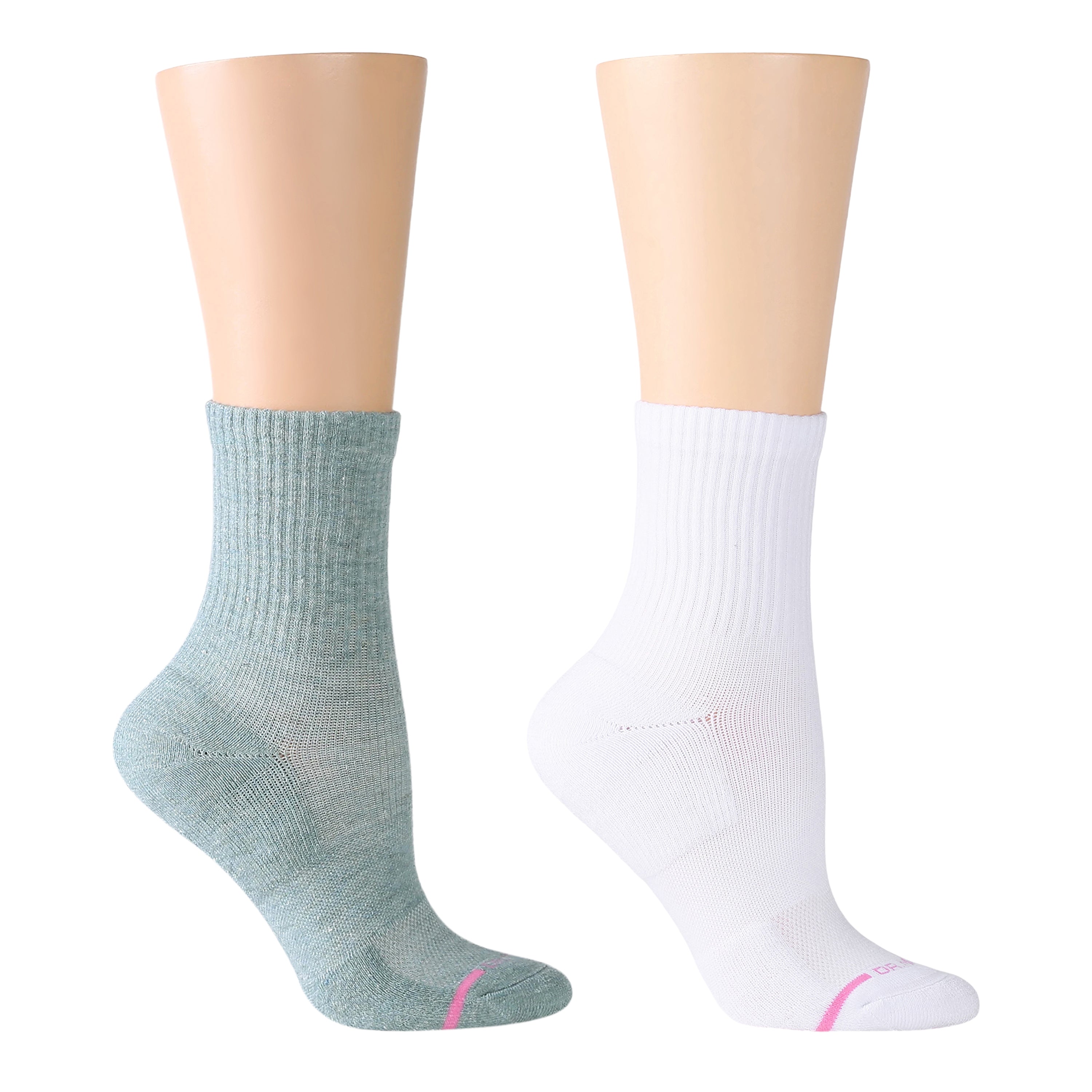 Ribbed | Mid-Crew Compression Socks For Women