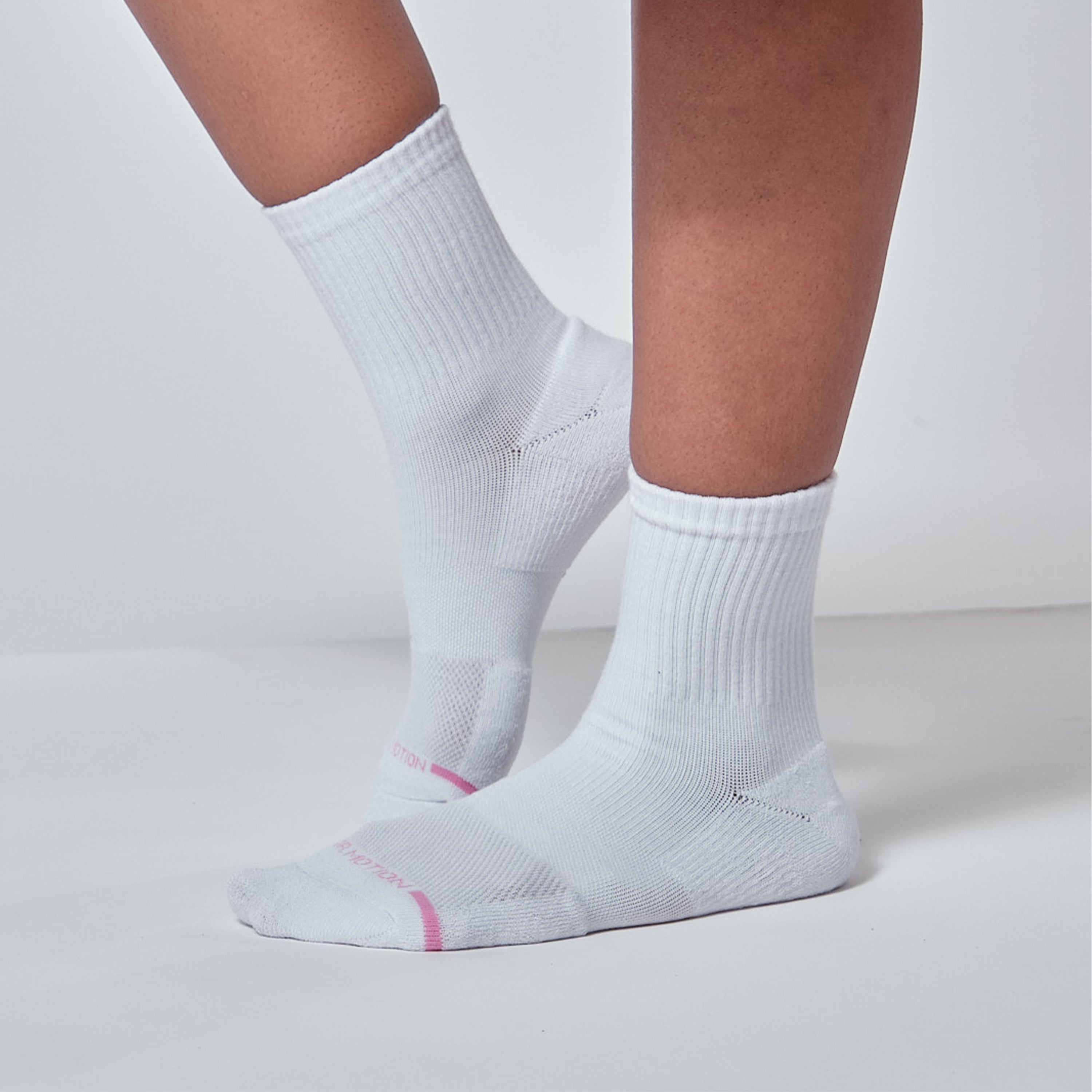 Ribbed | Mid-Crew Compression Socks For Women