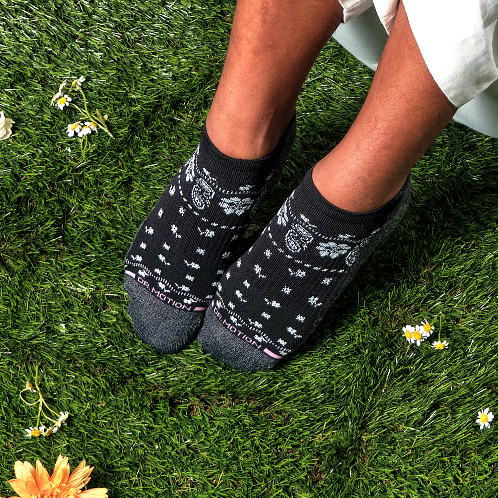 Bandana Floral | Ankle Compression Socks For Women