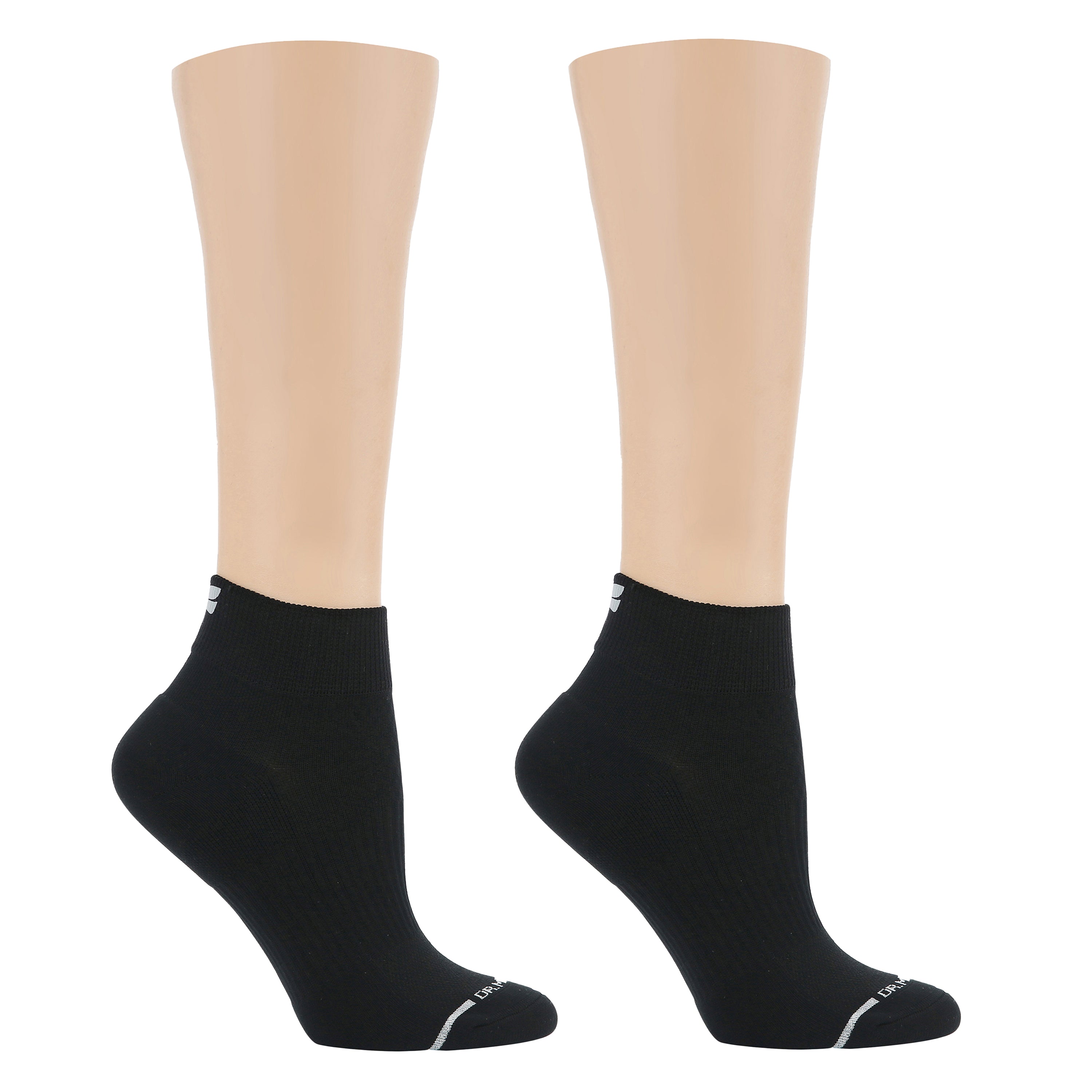 Plain Knit Texture | Performance Quarter Compression Socks for Women