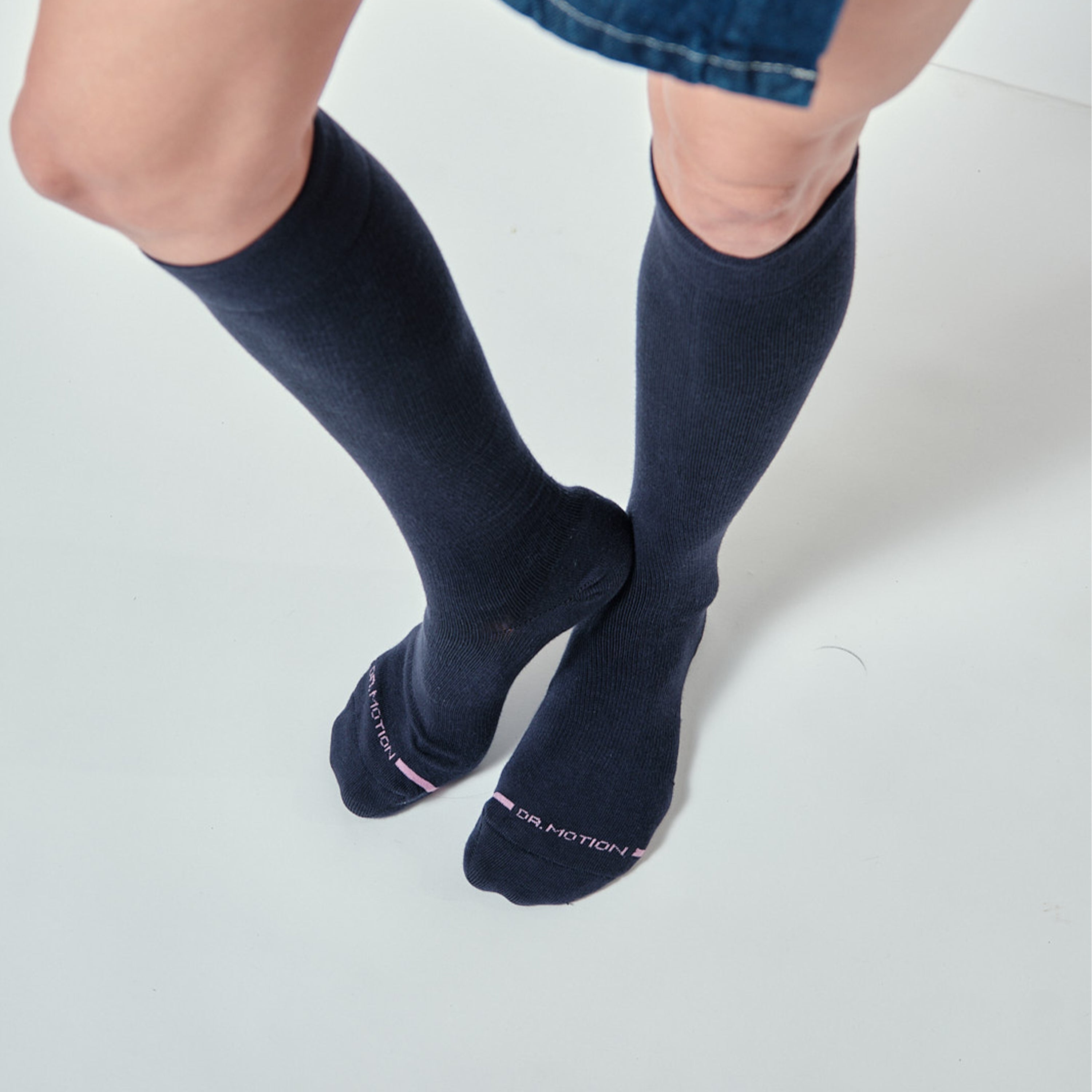 Solid Half-Cushion | Knee-High Compression Socks For Women