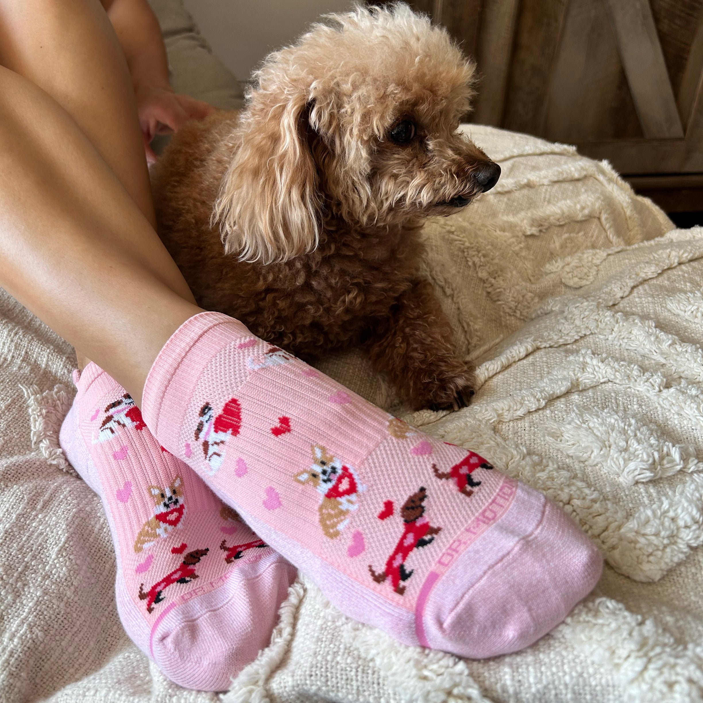 Puppy Love | Ankle Compression Socks For Women