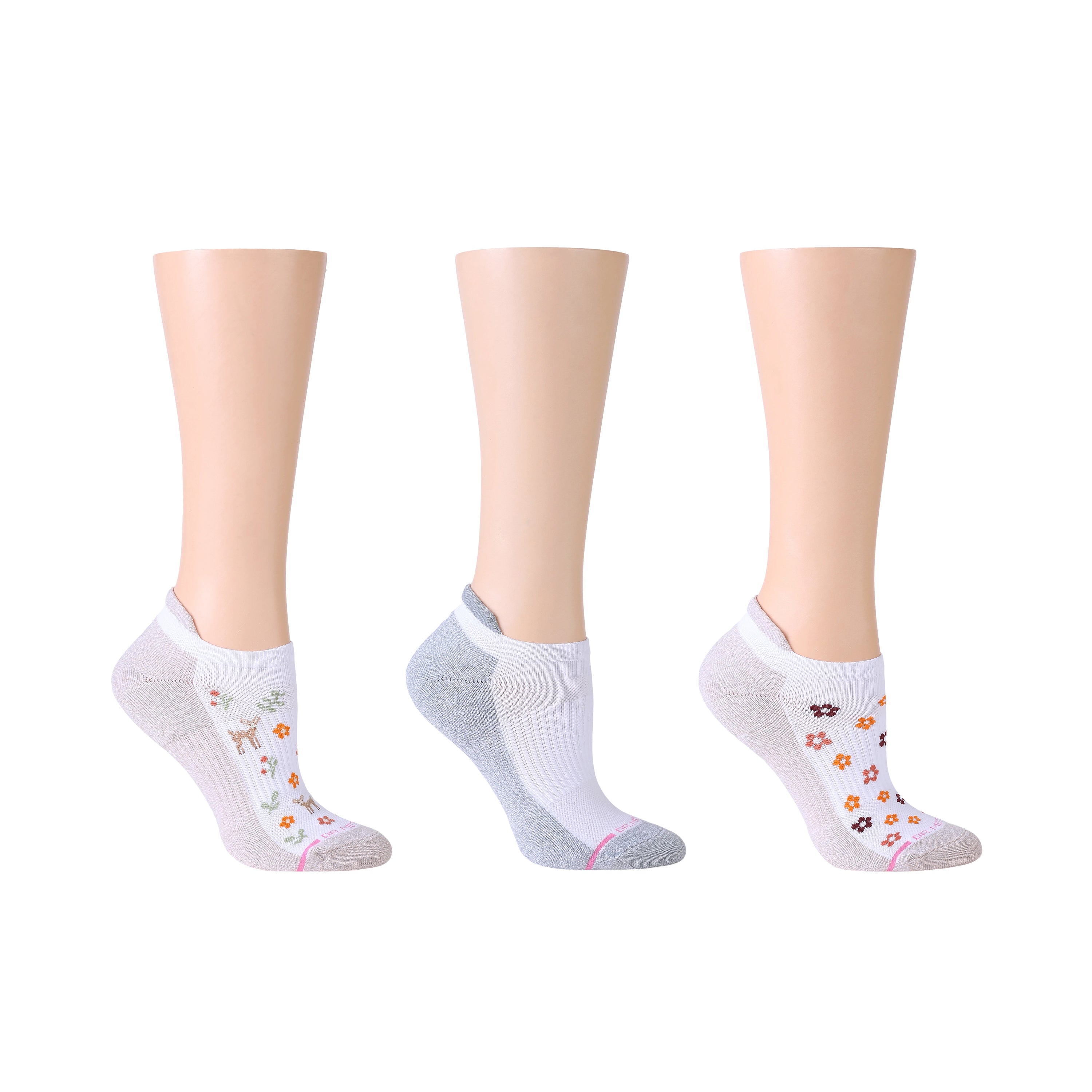 Deer Floral | Ankle Compression Socks For Women