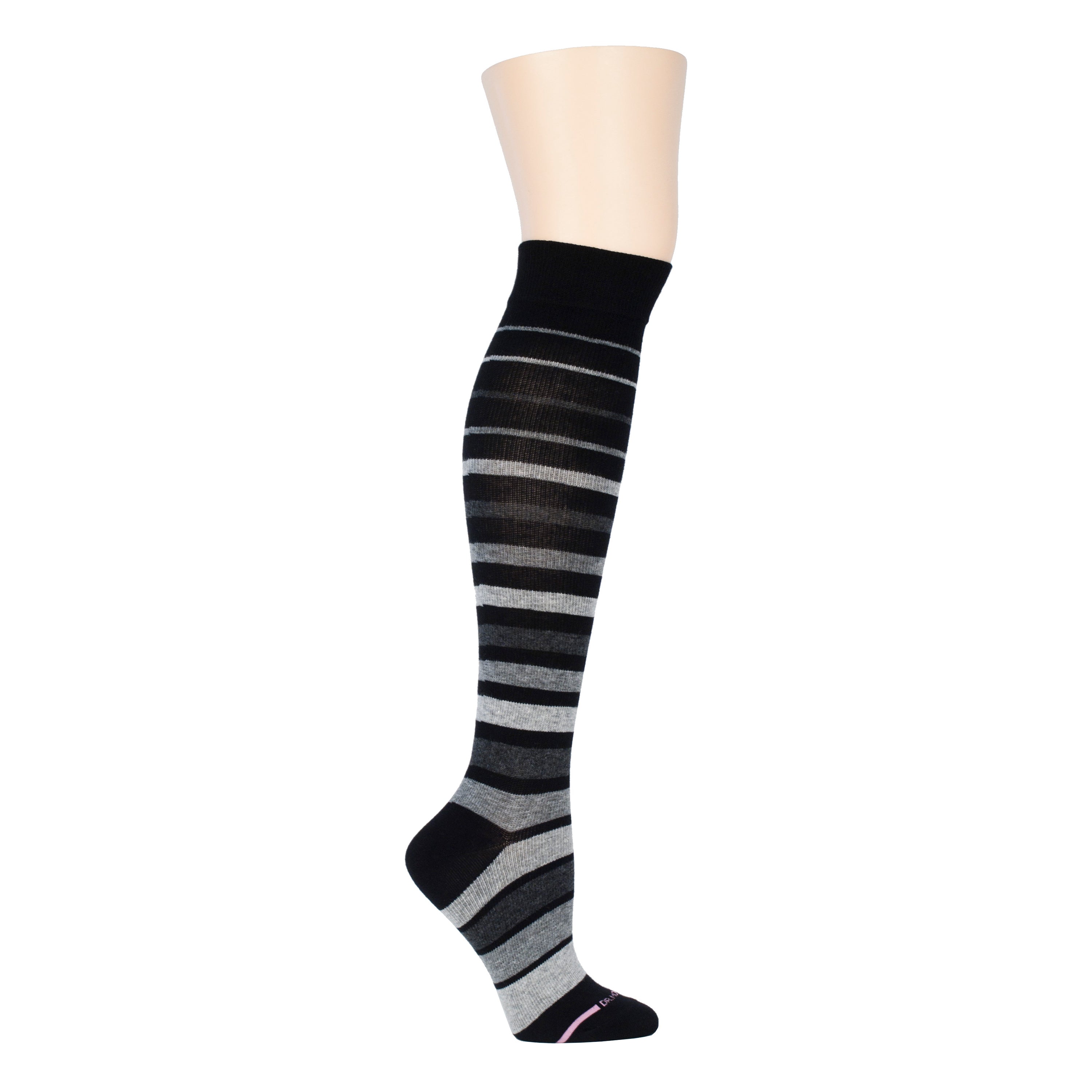 Graduated Stripe | Knee-High Moderate Compression Socks For Women