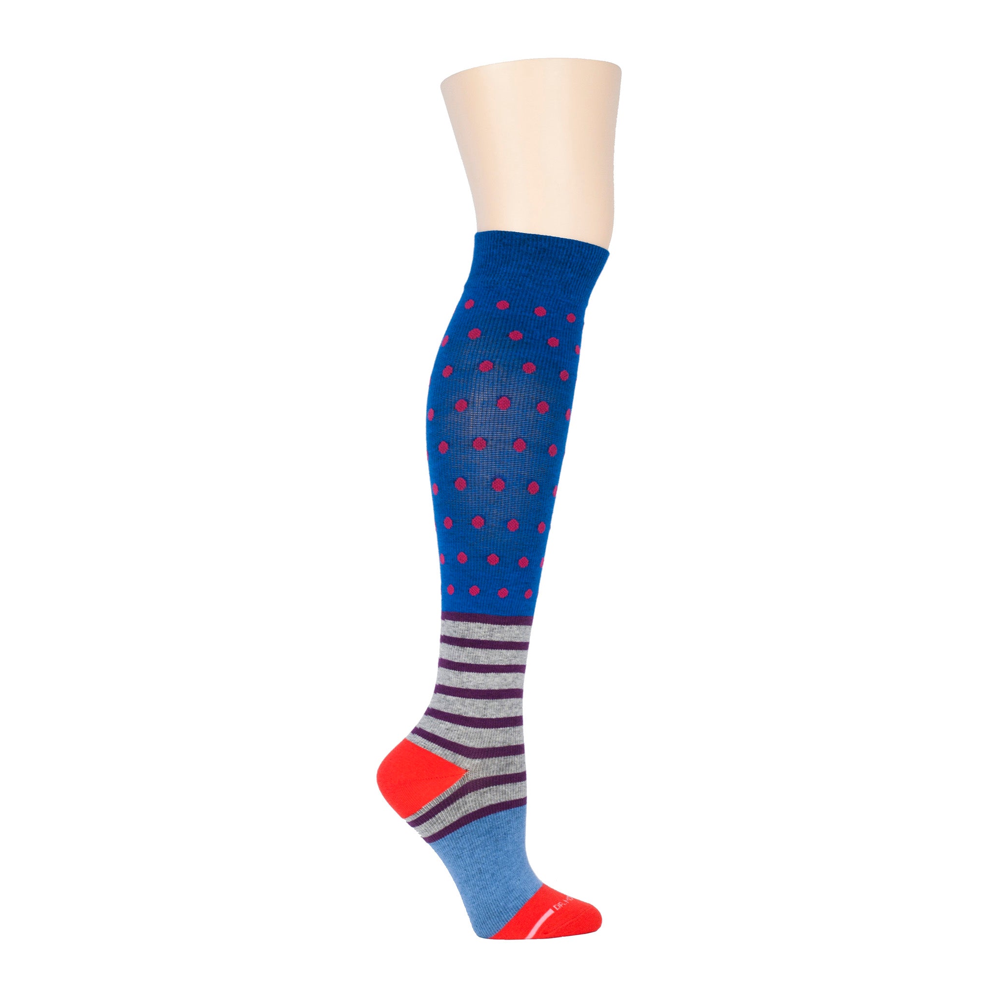 Dots & Stripes | Knee-High Compression Socks For Women