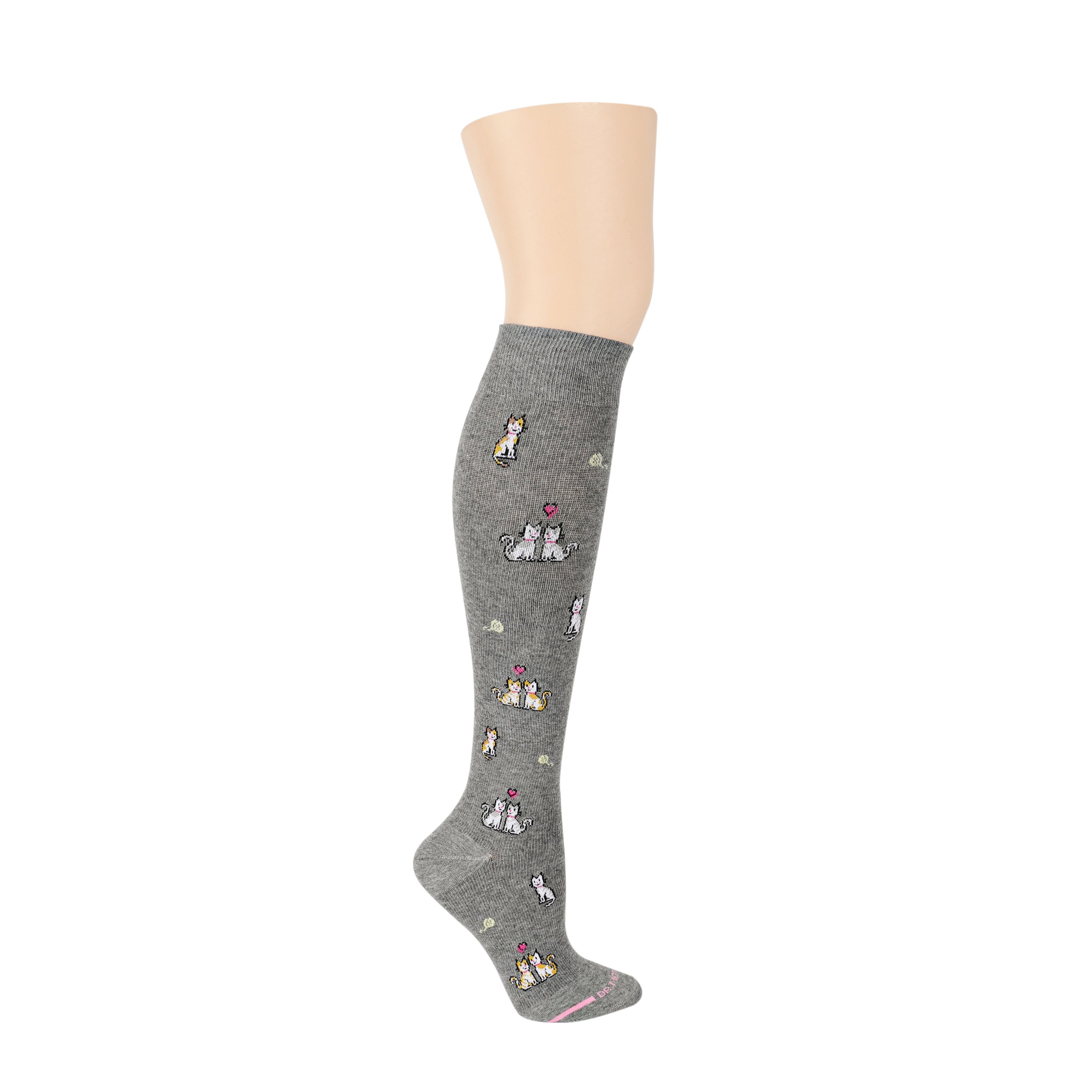Love Cats | Knee-High Compression Socks For Women