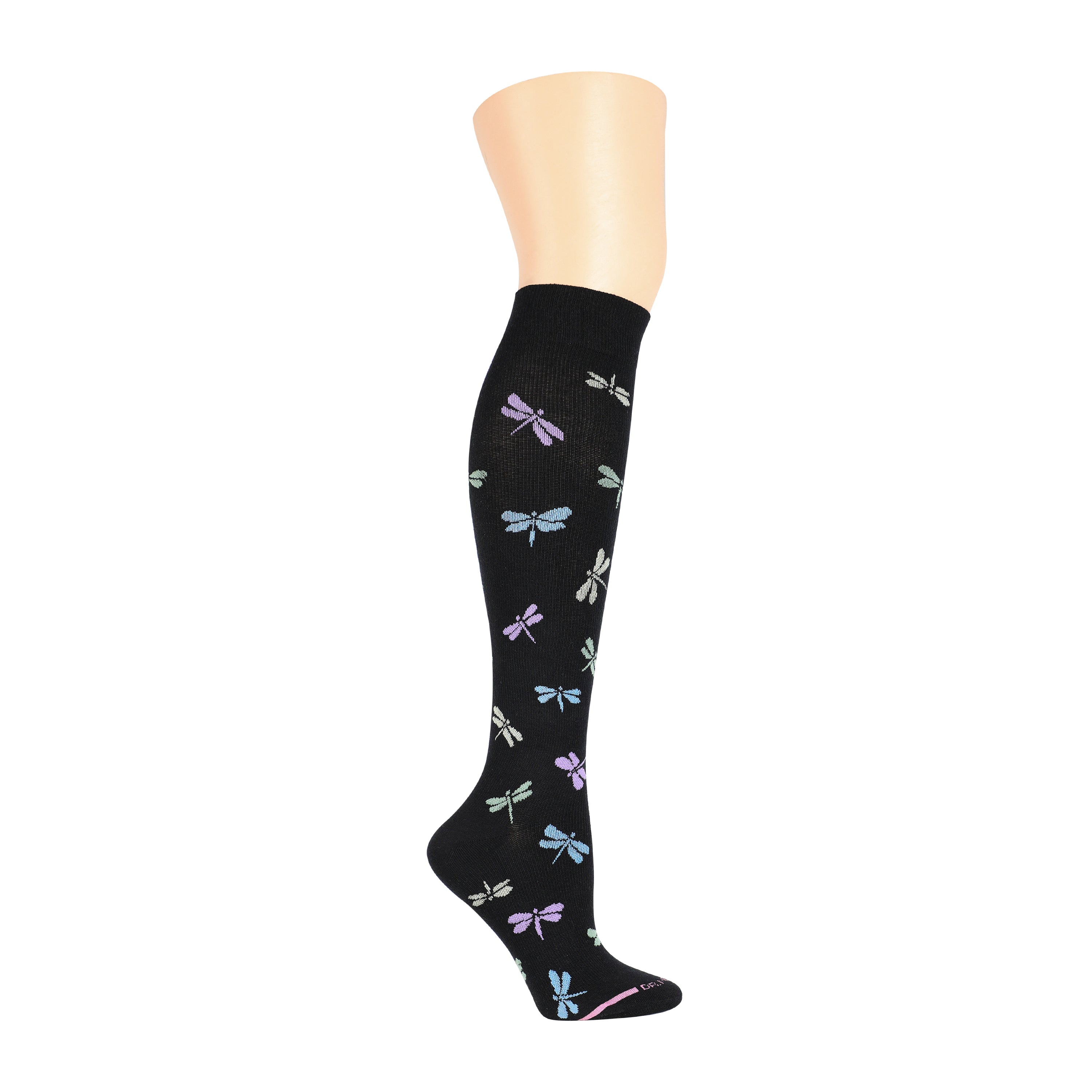 Tossed Dragonfly | Knee-High Compression Socks For Women