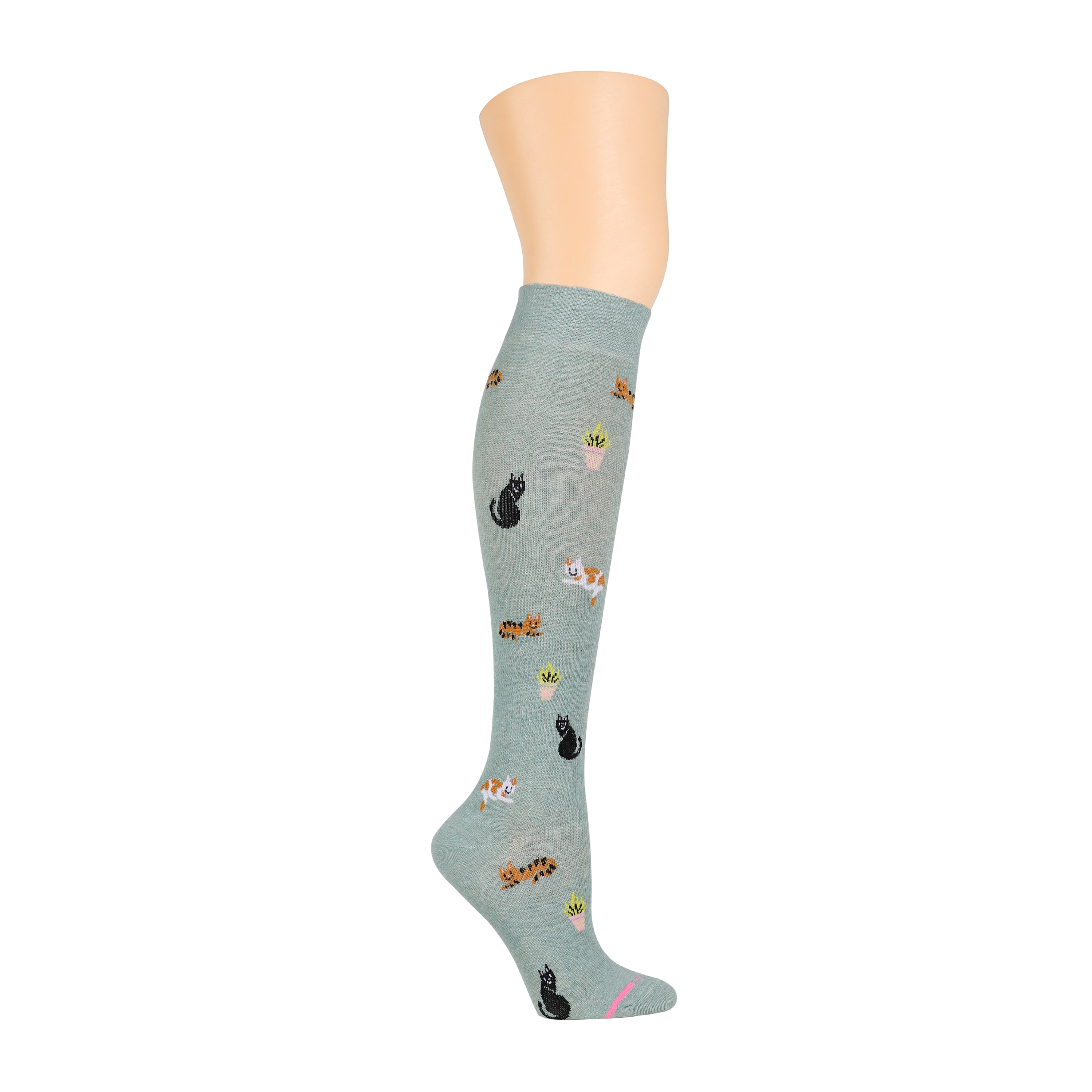 Cozy Cats | Knee-High Compression Socks For Women