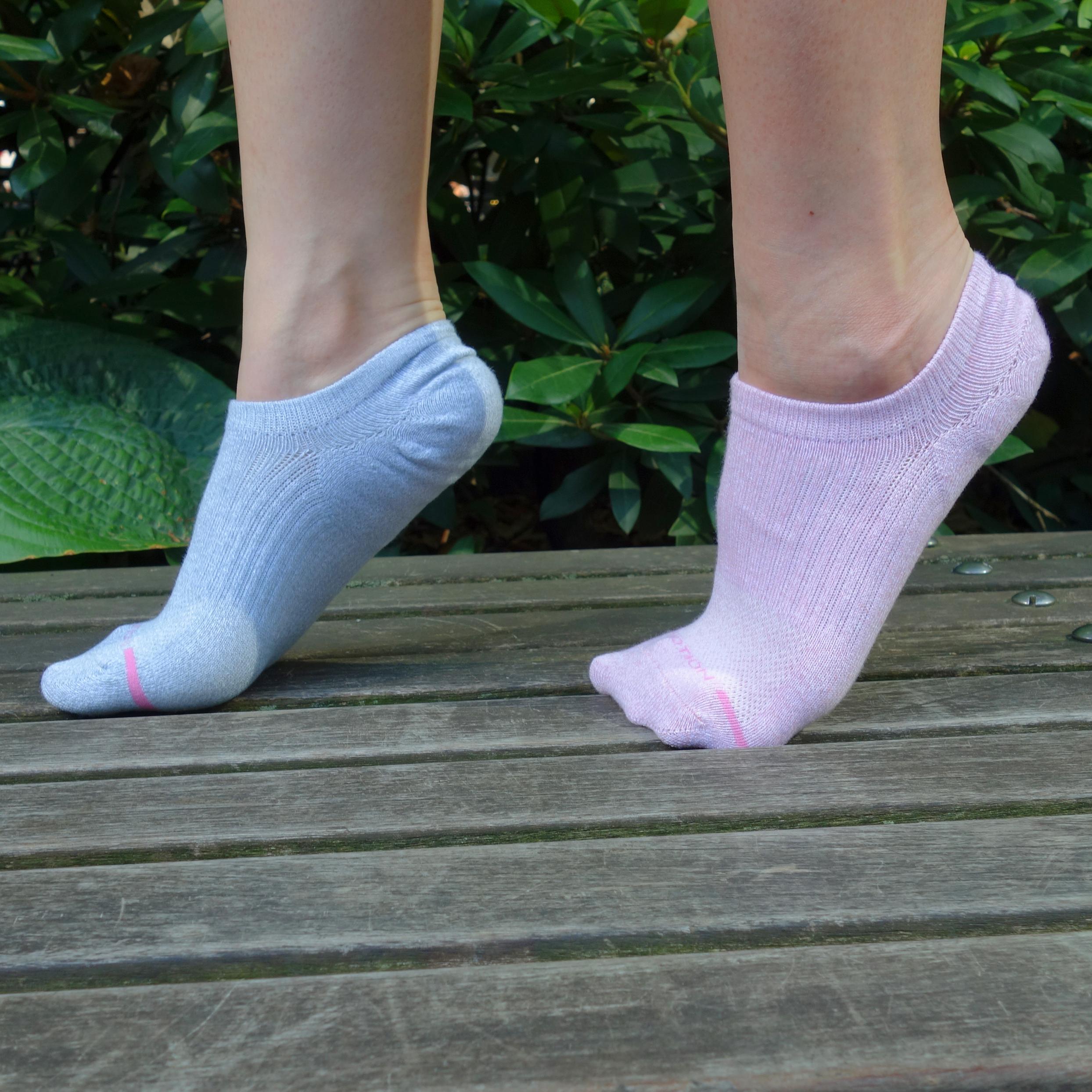 Fashion Solid | Liner Ankle Compression Socks For Women