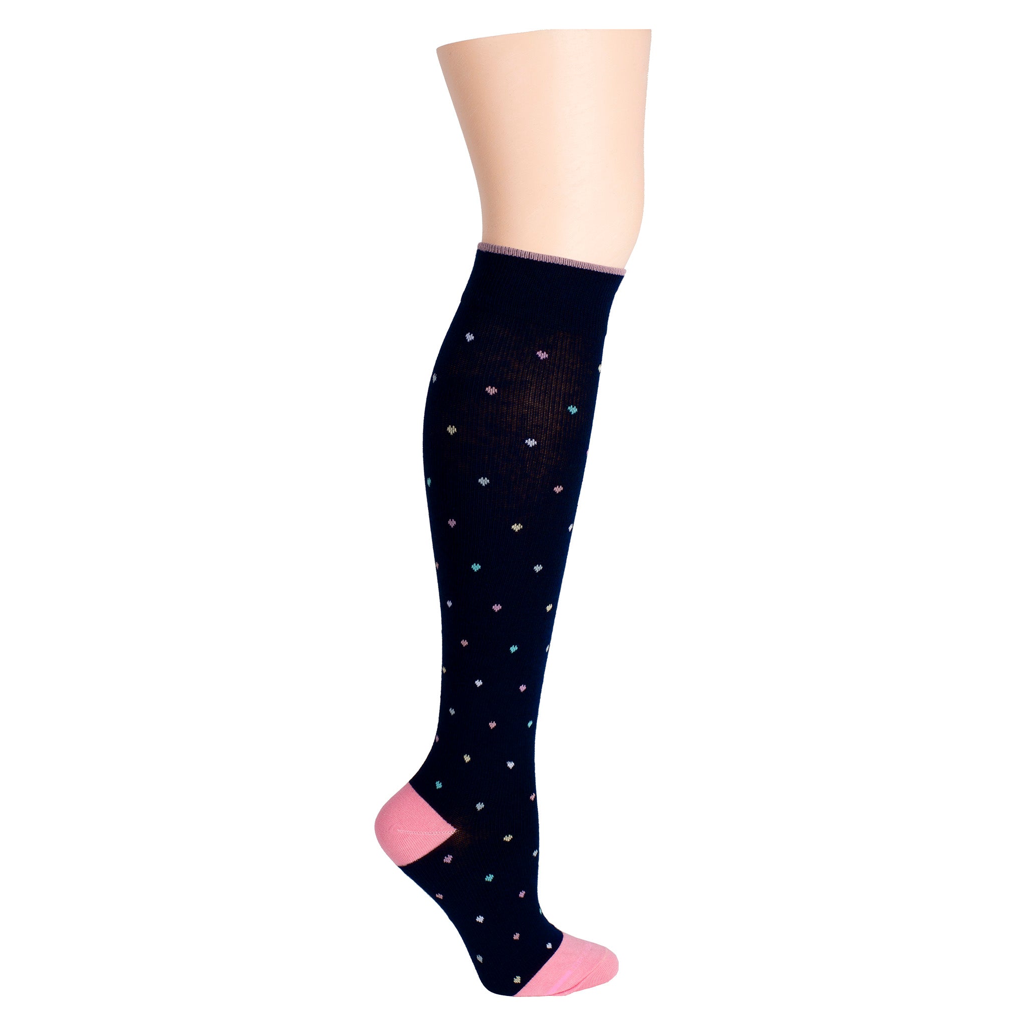 Mini Hearts | Knee-High Moderate Compression Socks For Women