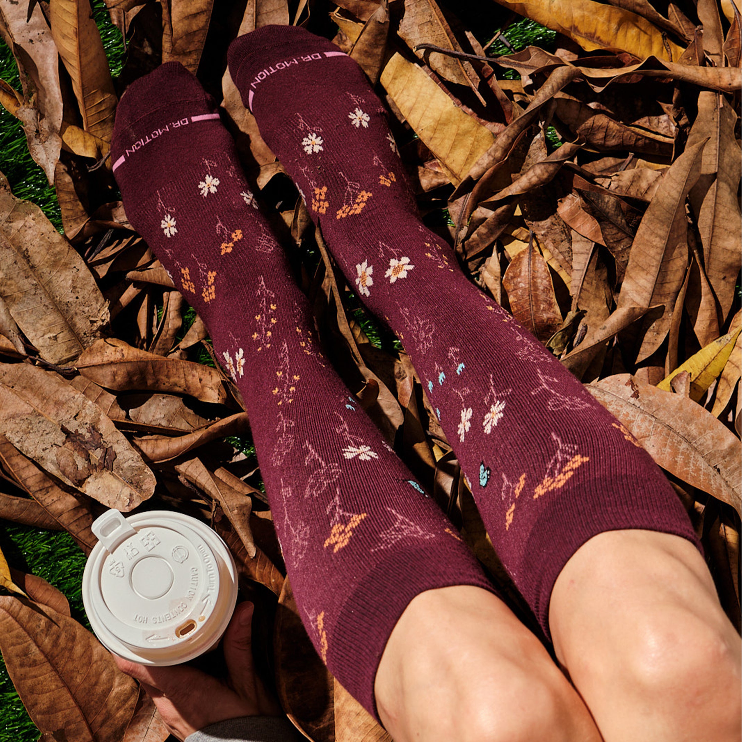 Alpine Garden | Knee-High Compression Socks For Women