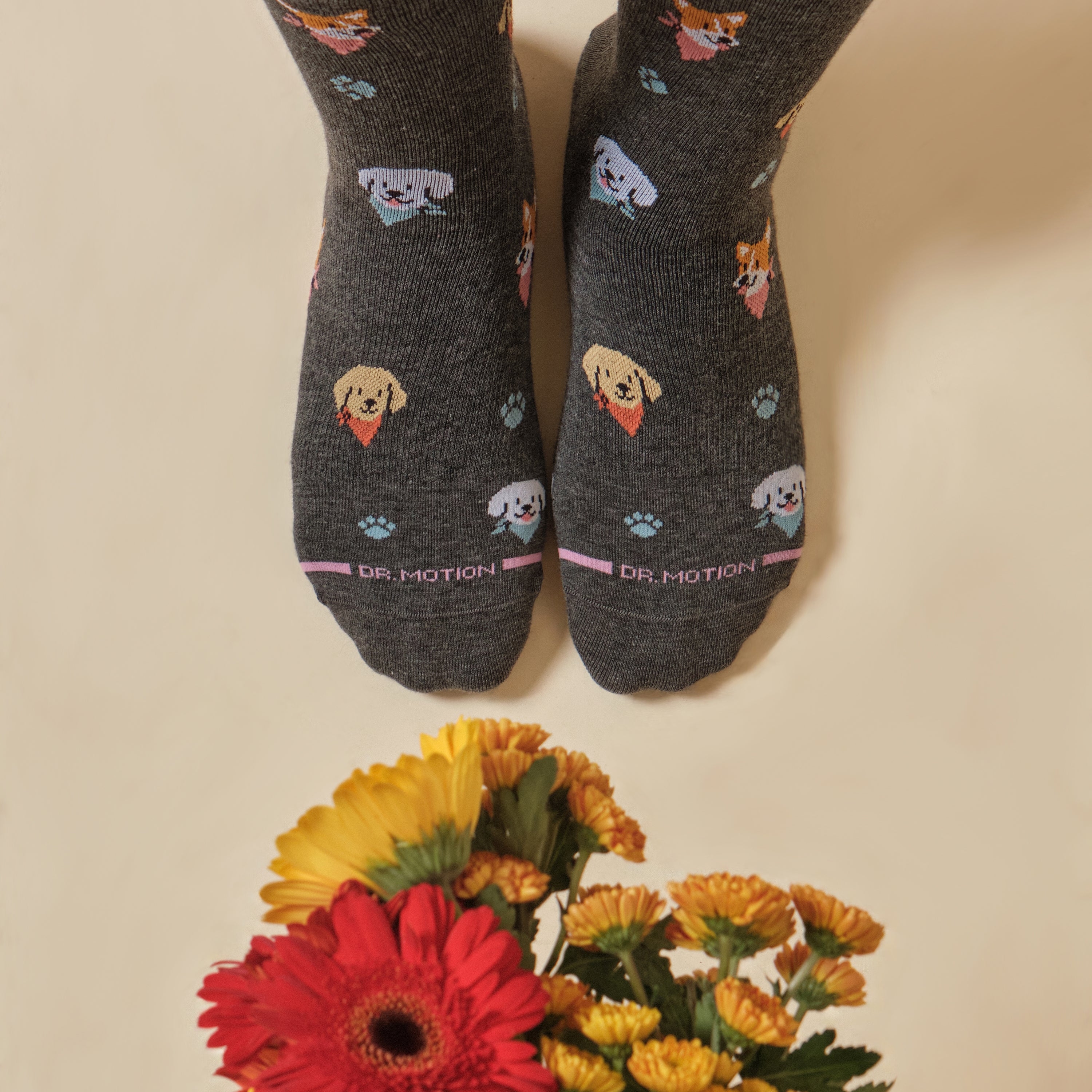Bandana Dogs | Knee-High Compression Socks For Women