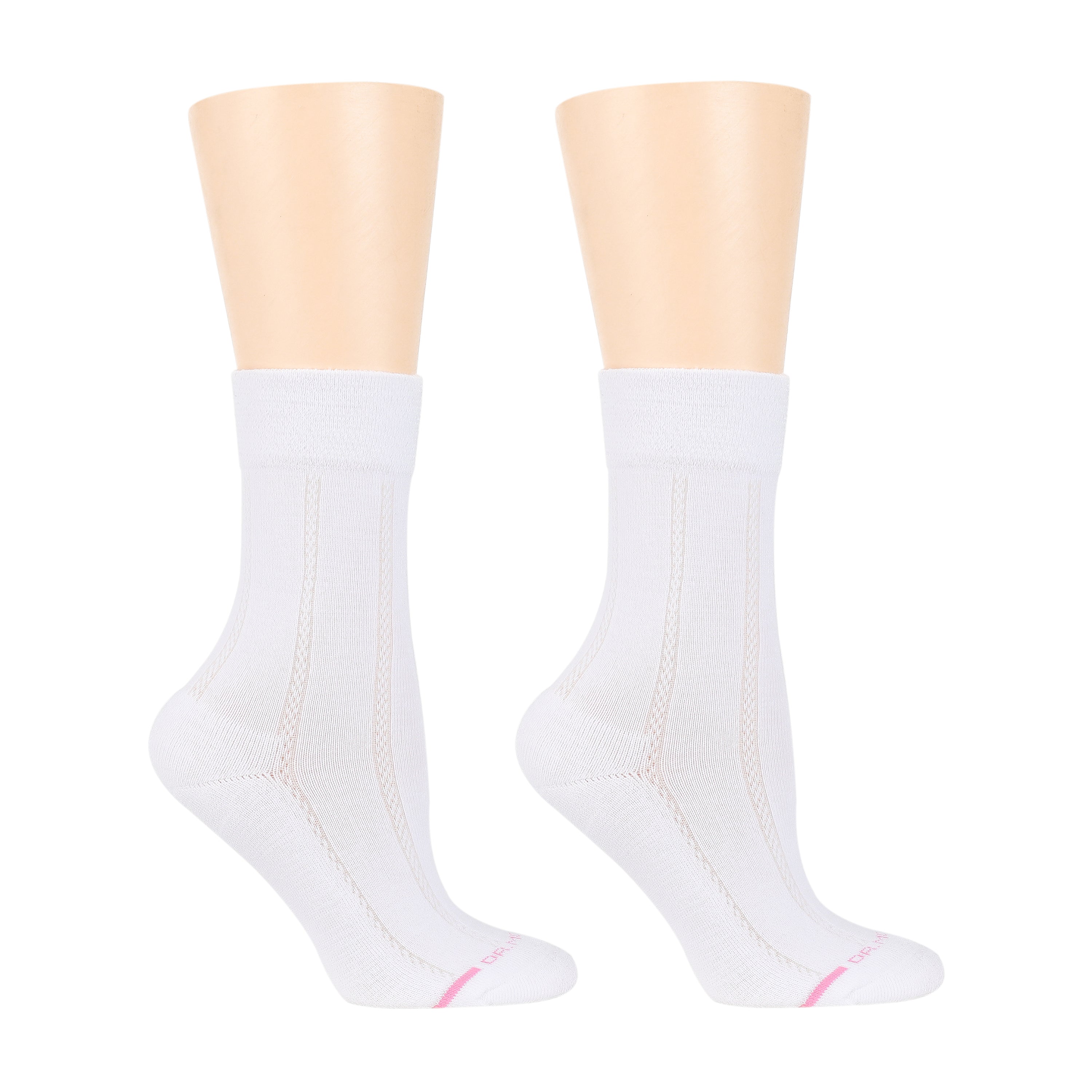 Texture Column | Diabetic Half-Cushion Socks For Women