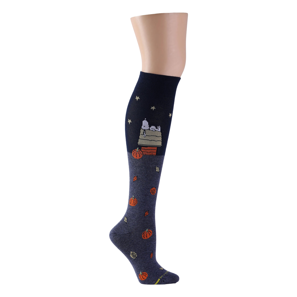 Snoopy Pumpkin Patch | Knee-High Compression Socks For Women
